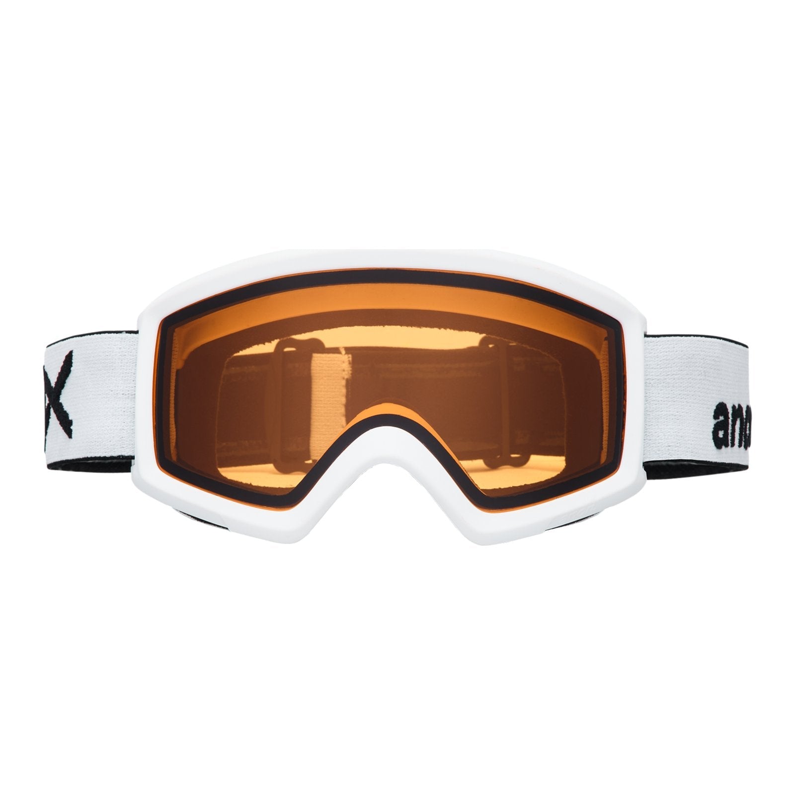Helix 2.0 Low Bridge Fit Goggles (Non-Mirror) White - Amber Lens (55% / S1) - Image 2