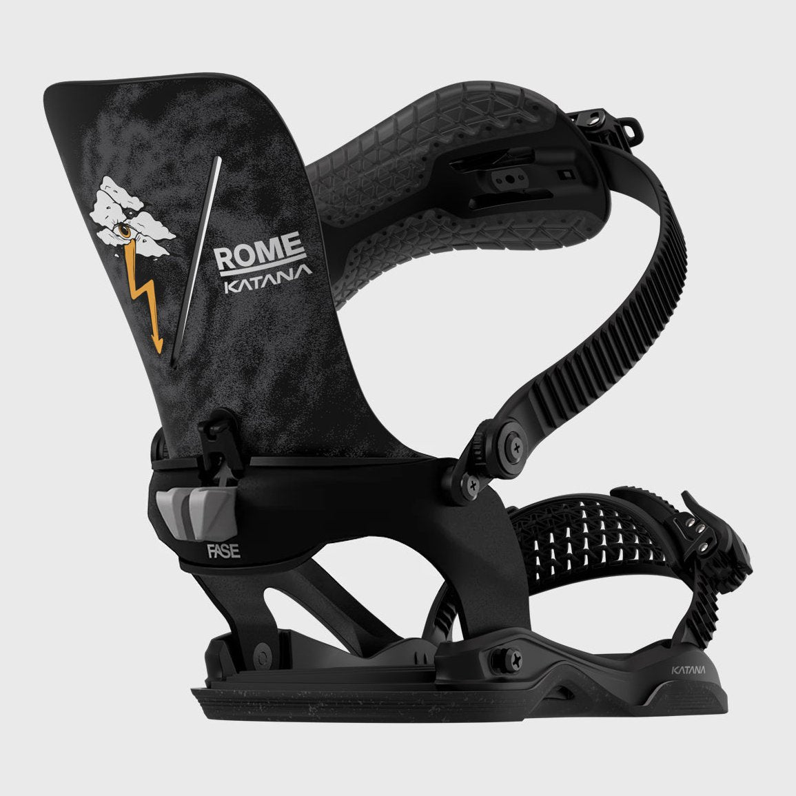 Katana AW Pro FASE Snowboard Bindings Black - Image 2