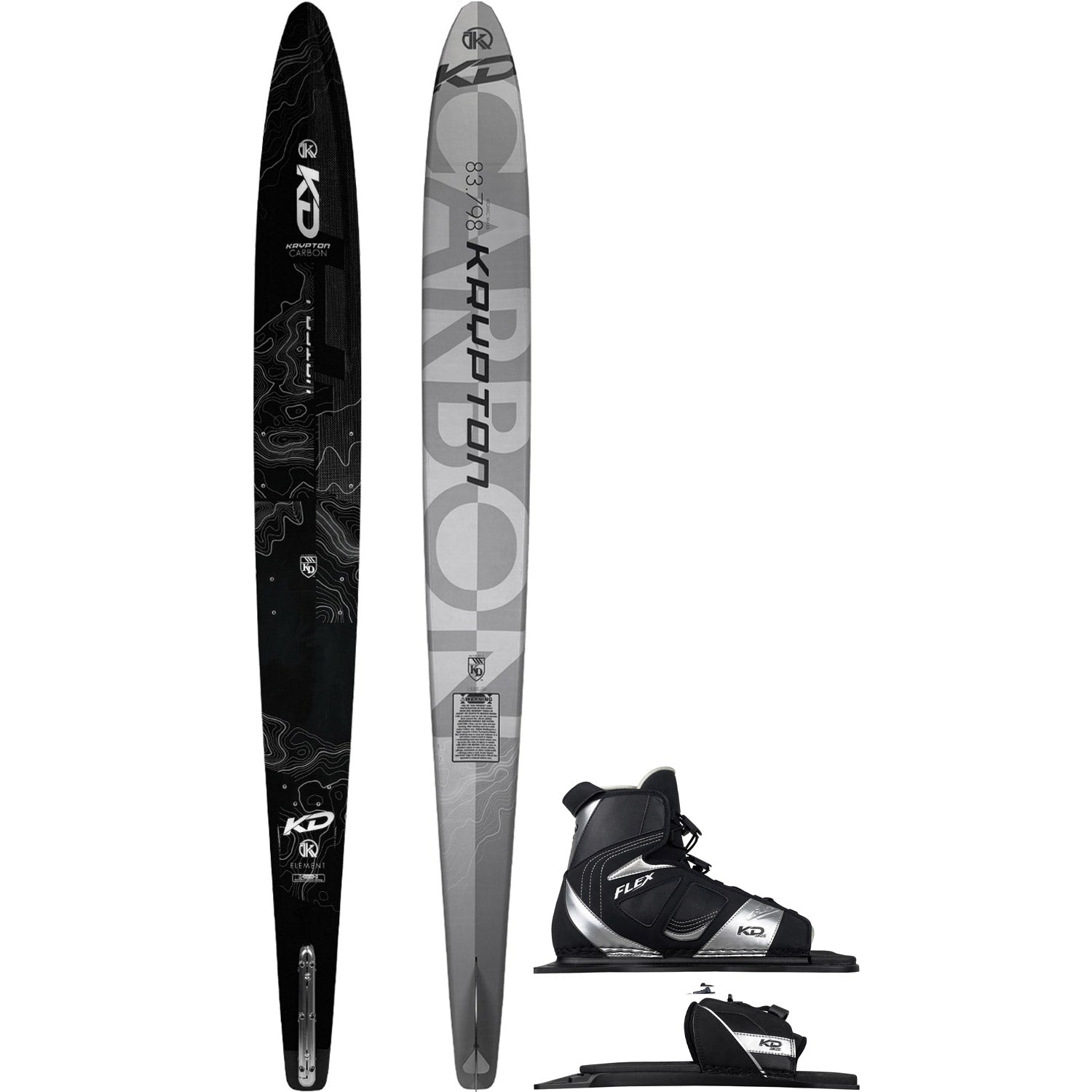 Krypton Carbon Slalom Ski w/ Flex Boot Package