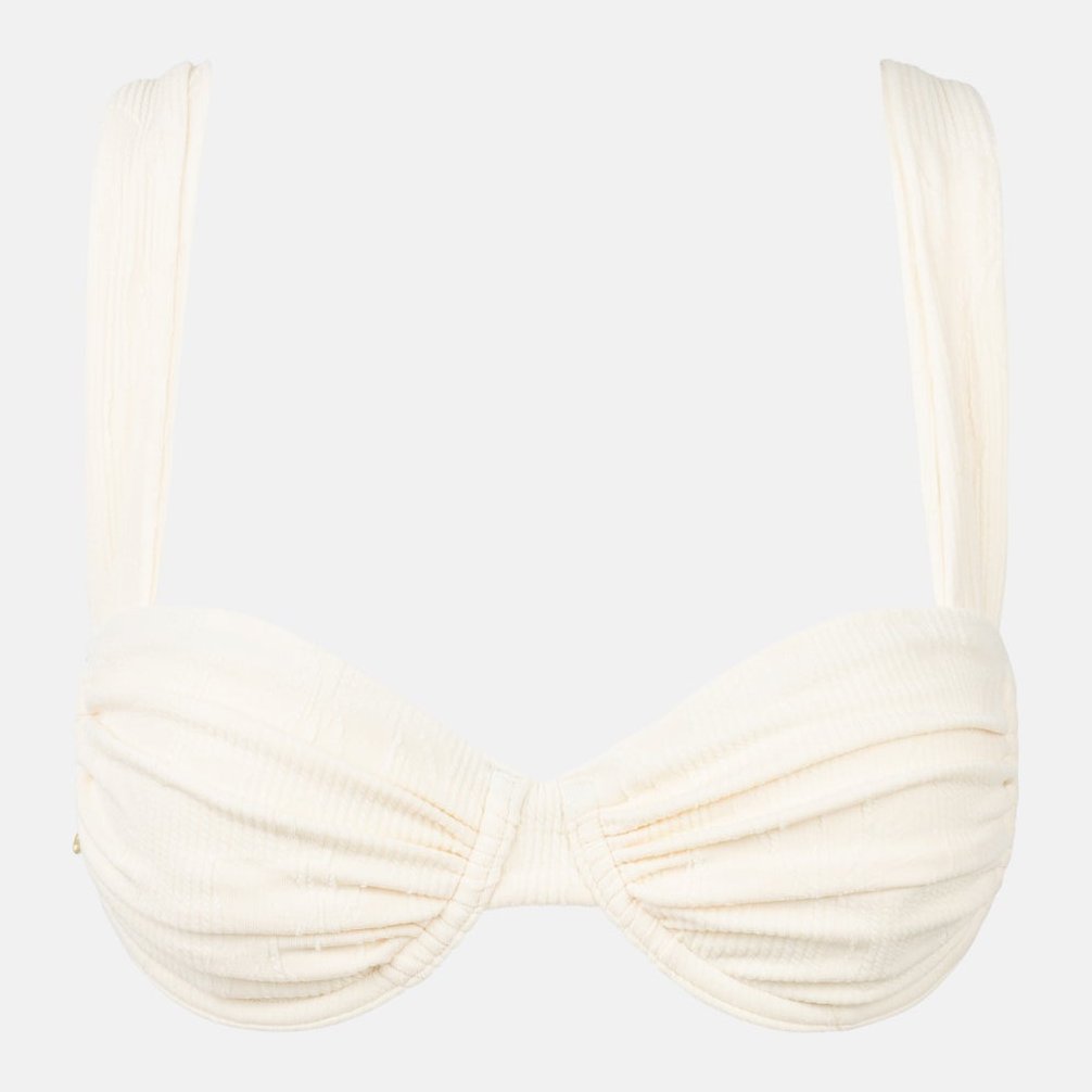 Leilani Soft Strap Balconette Top Vintage White - Image 1
