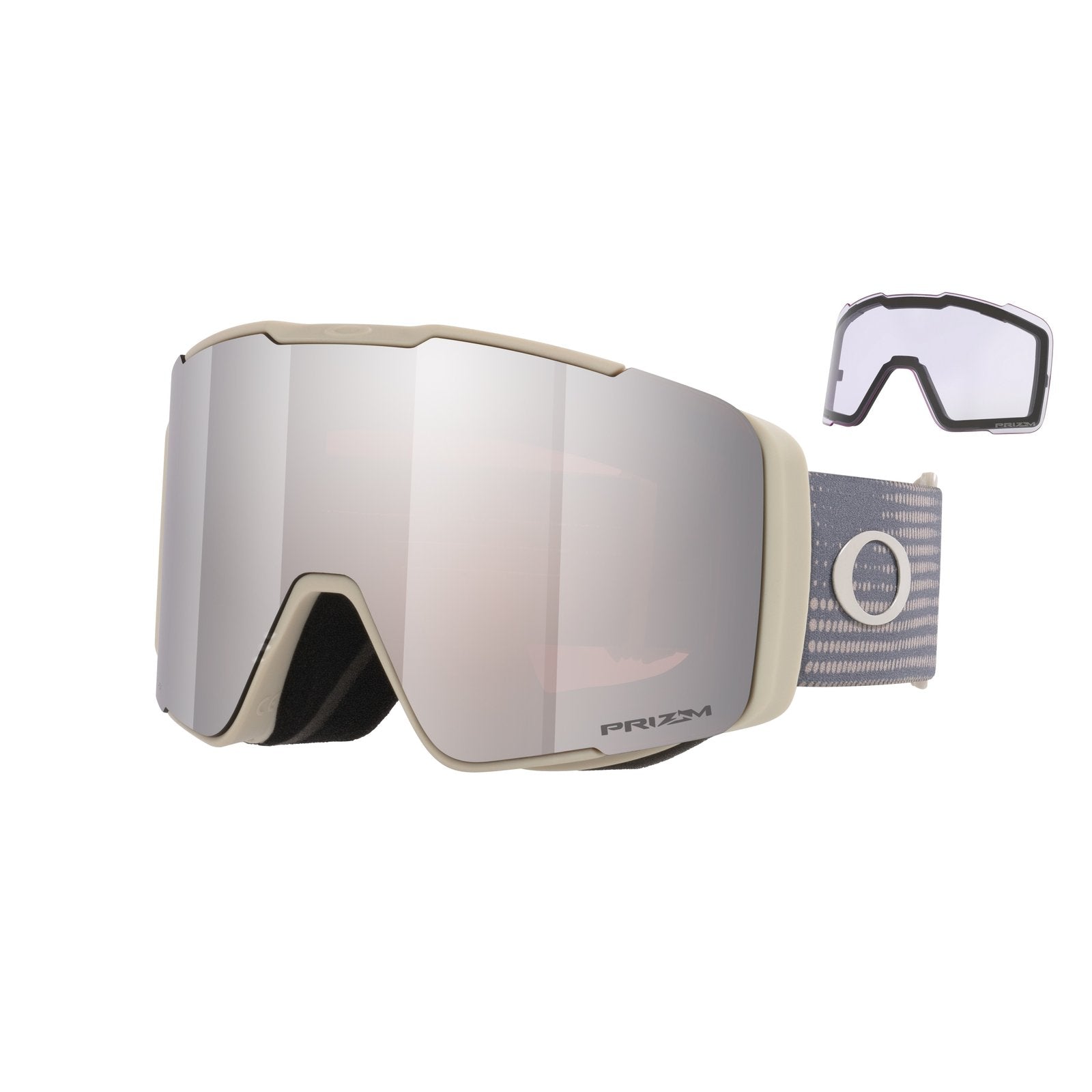 Line Miner Pro L (Low Bridge Fit) Snow Goggle Warm Grey - Prizm Snow Black Iridium Lens w/ Prizm Snow Clear Lens - Image 5
