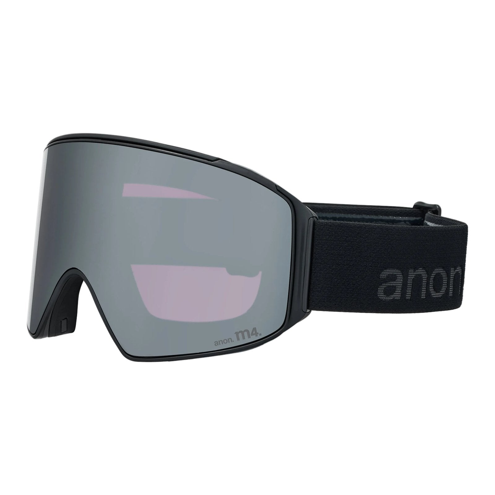 M4 Goggles (Cylindrical) + Bonus Lens + Mfi Face Mask Smoke - Perceive Sunny Onyx Lens (6% / S4) w/ Perceive Variable Violet Lens (34% / S2) - Image 1