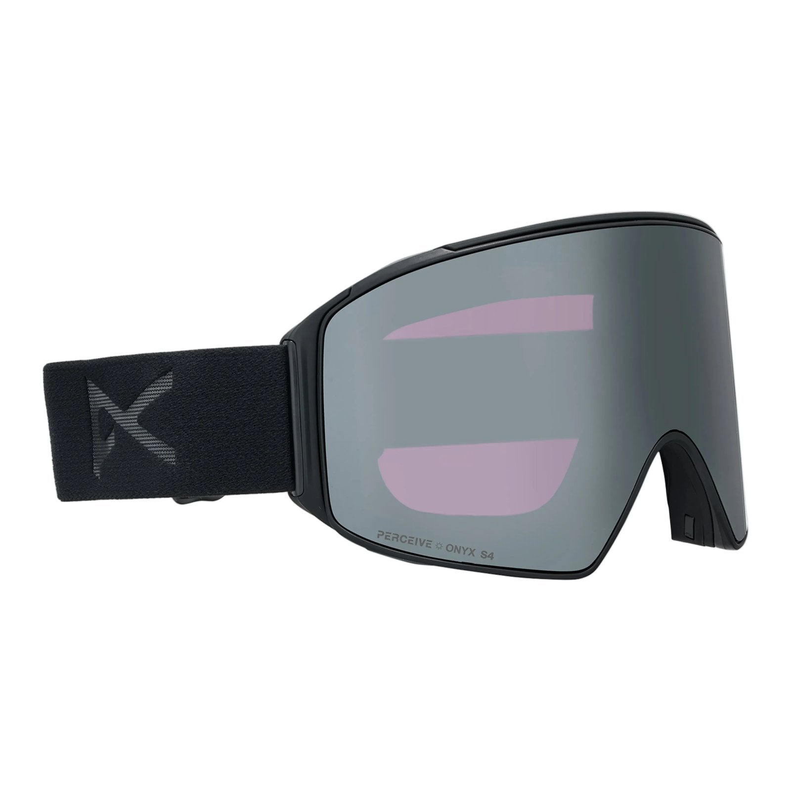 M4 Goggles (Cylindrical) + Bonus Lens + Mfi Face Mask Smoke - Perceive Sunny Onyx Lens (6% / S4) w/ Perceive Variable Violet Lens (34% / S2) - Image 3