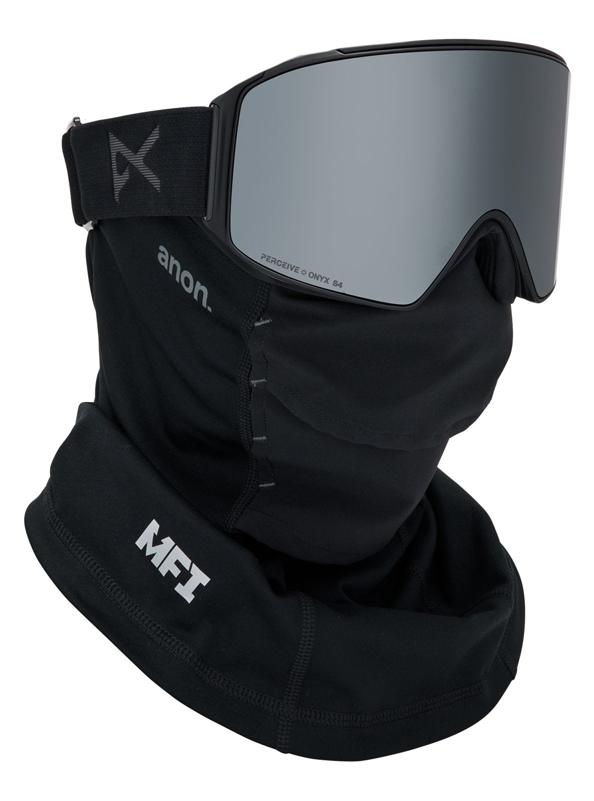 M4 Goggles (Cylindrical) + Bonus Lens + Mfi Face Mask Smoke - Perceive Sunny Onyx Lens (6% / S4) w/ Perceive Variable Violet Lens (34% / S2) - Image 5