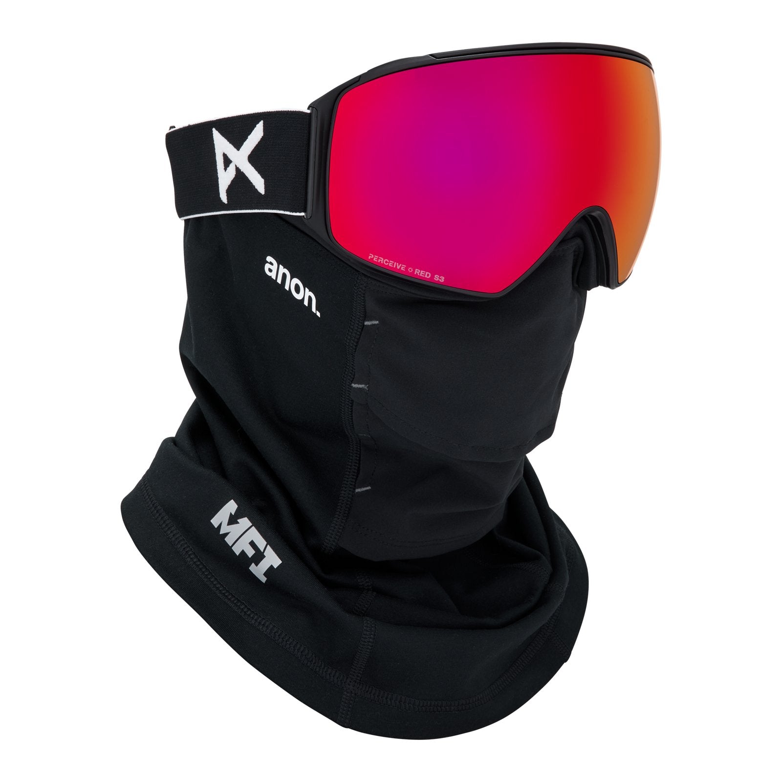 M4 Goggles (Toric) + Bonus Perceive Lens + Mfi Face Mask Black - Perceive Sunny Red Lens (14% / S3) w/ Perceive Cloudy Burst Lens (59% / S1) - Image 5