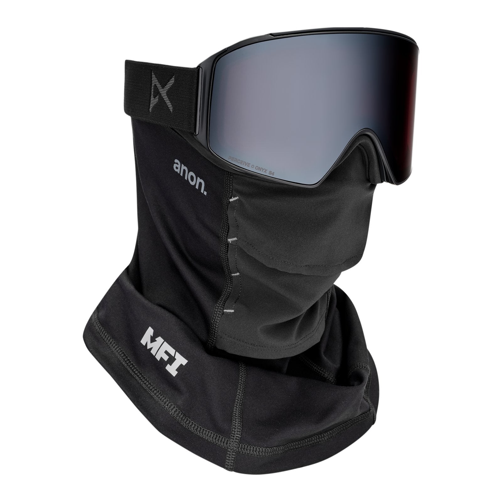 M4 Low Bridge Fit Goggles (Cylindrical) + Bonus Lens + Mfi Face Mask Smoke - Perceive Sunny Onyx Lens (6% / S4) w/ Perceive Variable Violet Lens (34% / S2) - Image 5