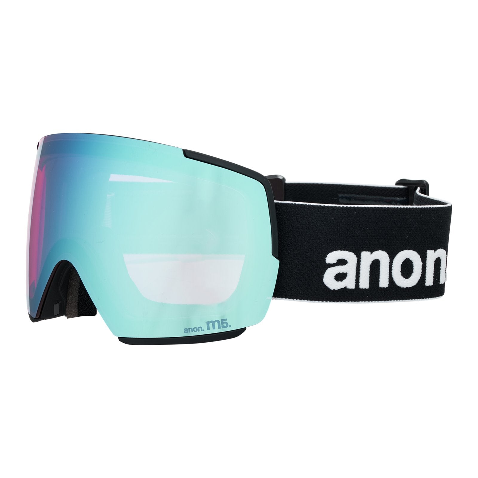M5 Goggles + Bonus Lens + Mfi Face Mask Black - Perceive Variable Blue Lens (21% / S2) w/ Perceive Cloudy Pink Lens (53% / S1) - Image 1