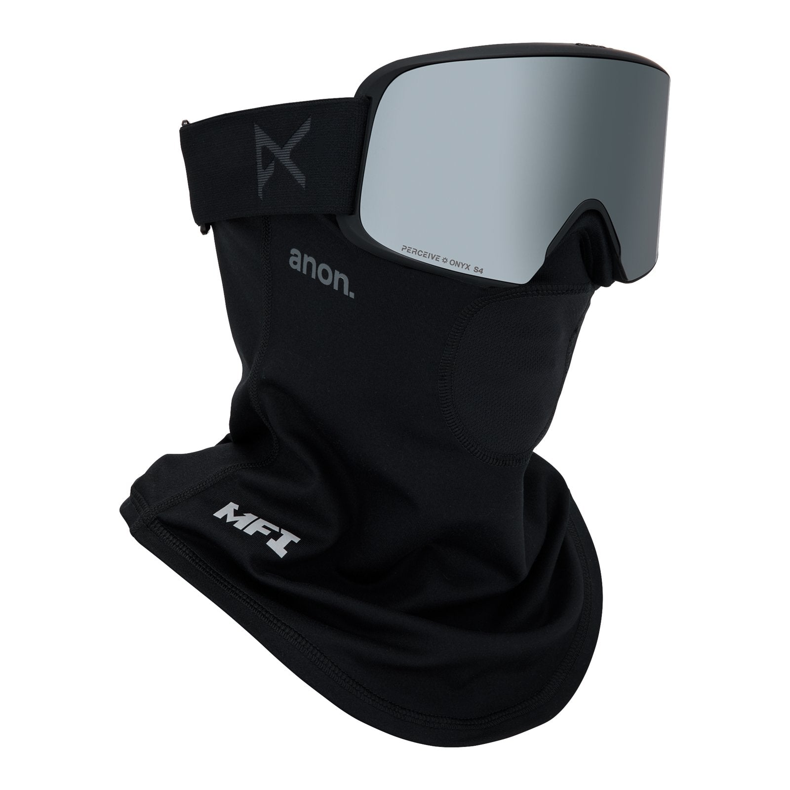 M6 Low Bridge Fit Goggles + Bonus Lens + Mfi Face Mask Smoke - Perceive Sunny Onyx Lens (6% / S4) w/ Perceive Variable Violet Lens (34% / S2) - Image 5