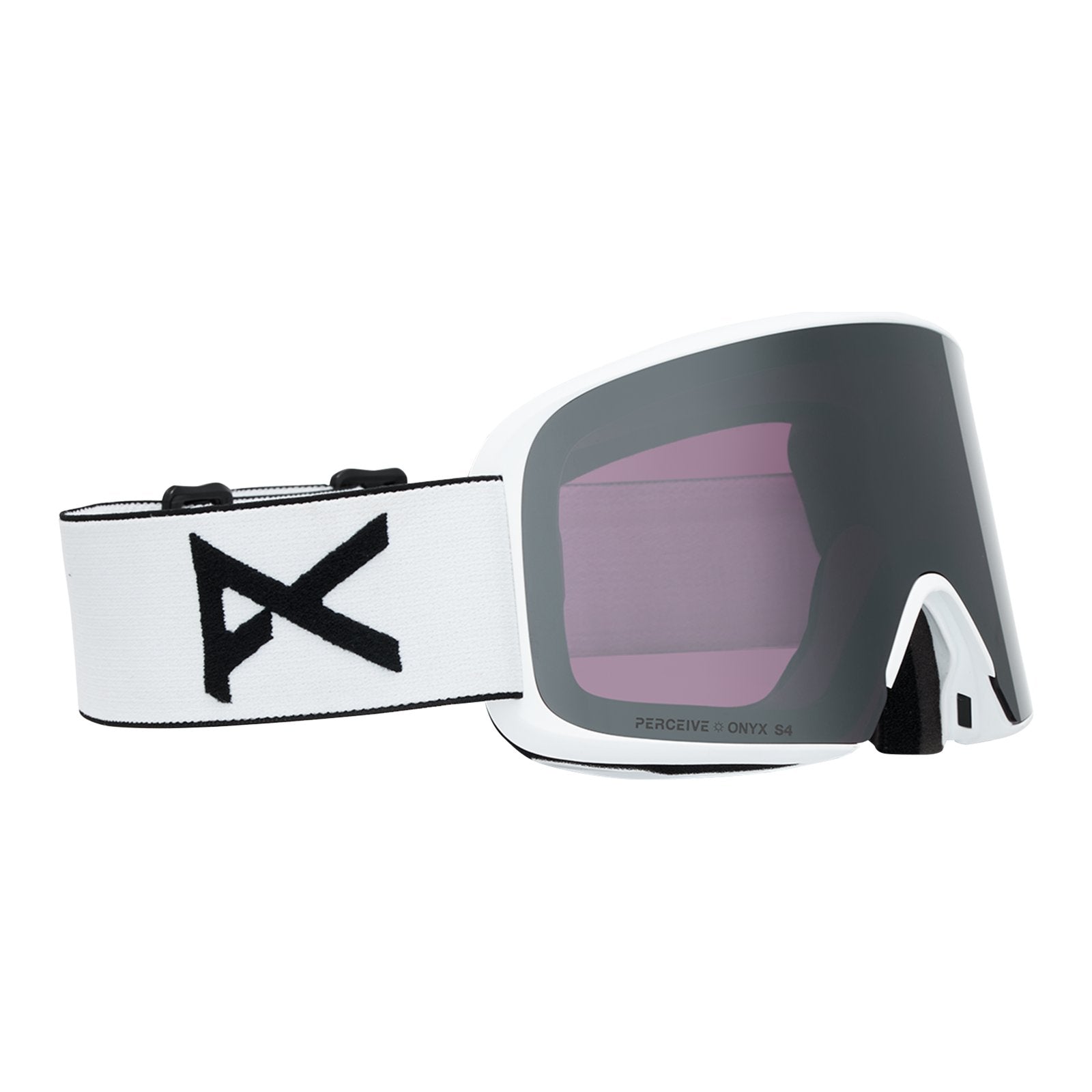 M6 Low Bridge Fit Goggles + Bonus Lens + Mfi Face Mask White - Perceive Sunny Onyx Lens (6% / S4) w/ Perceive Variable Violet Lens (34% / S2) - Image 3