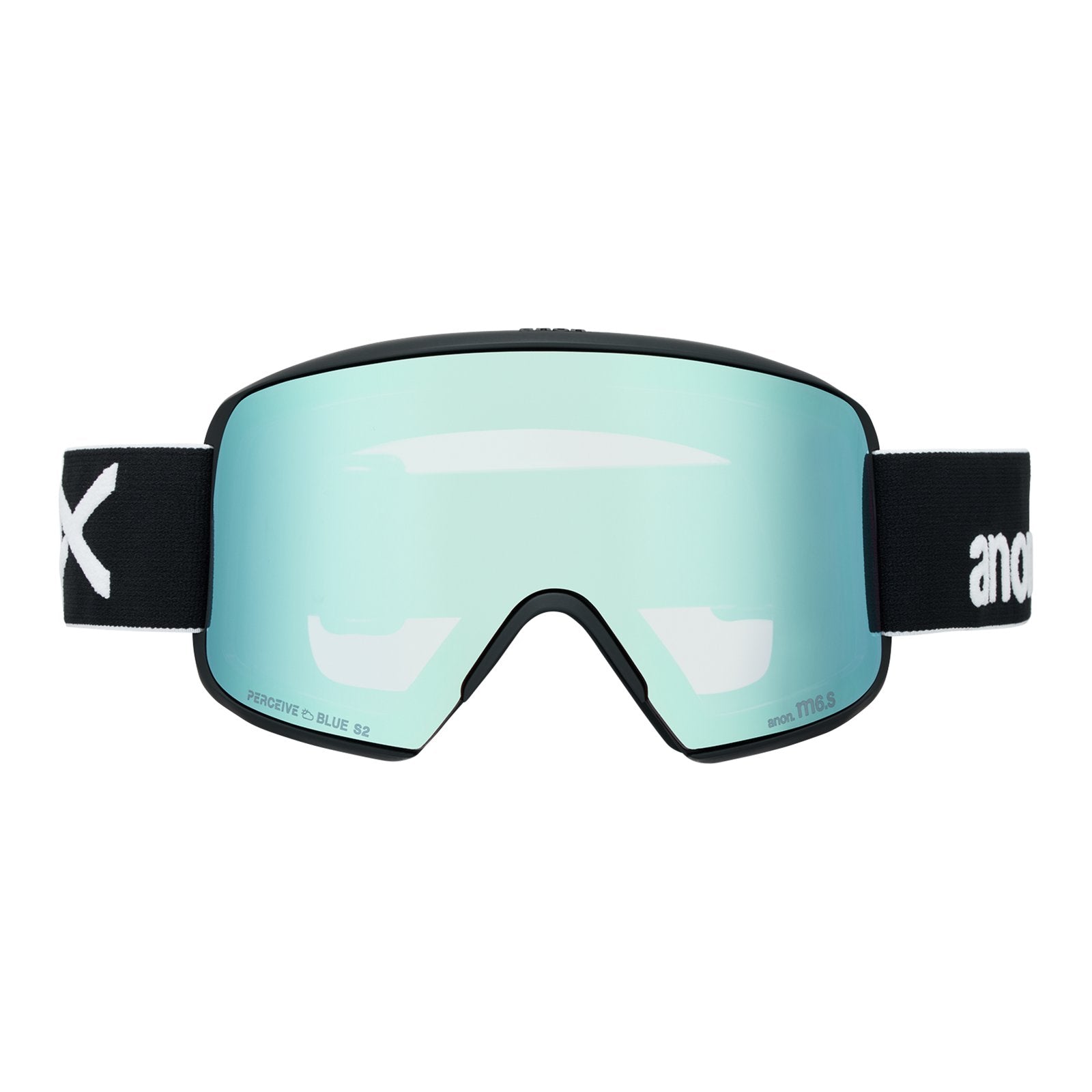 M6S Goggles + Bonus Lens + Mfi Face Mask Black - Perceive Variable Blue Lens (21% / S2) w/ Perceive Cloudy Pink Lens (53% / S1) - Image 2