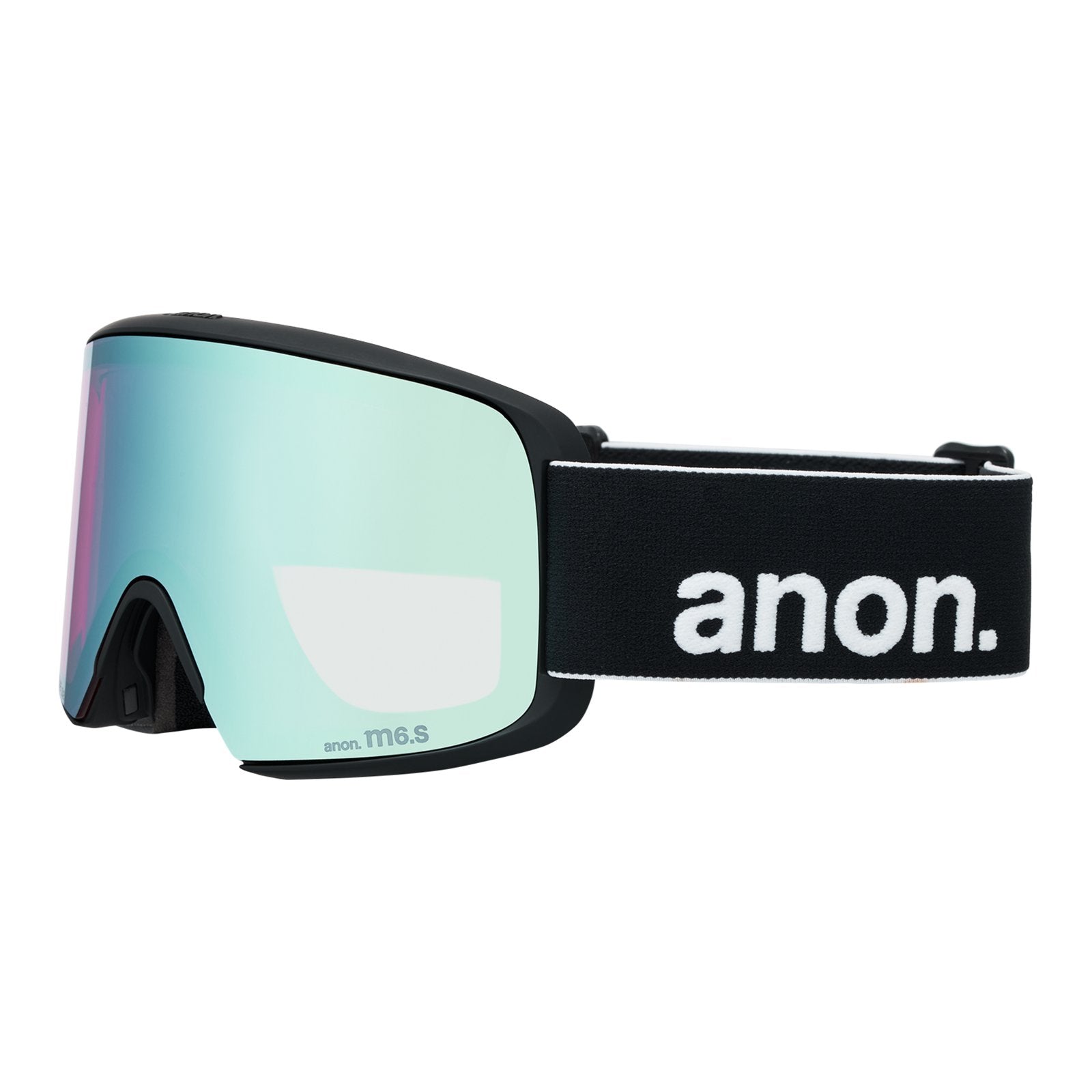 M6S Goggles + Bonus Lens + Mfi Face Mask Black - Perceive Variable Blue Lens (21% / S2) w/ Perceive Cloudy Pink Lens (53% / S1) - Image 1