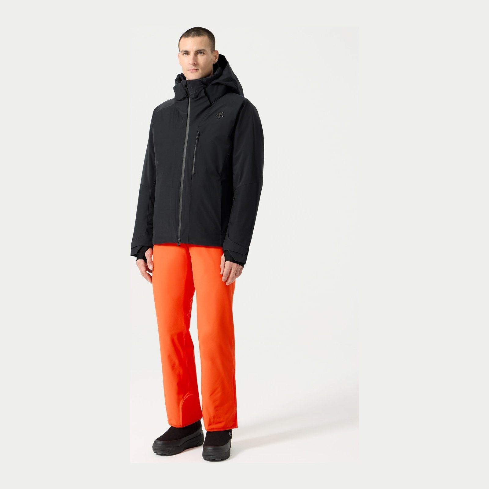 Mens Hybrid Insulated Ski Jacket Black - Image 3