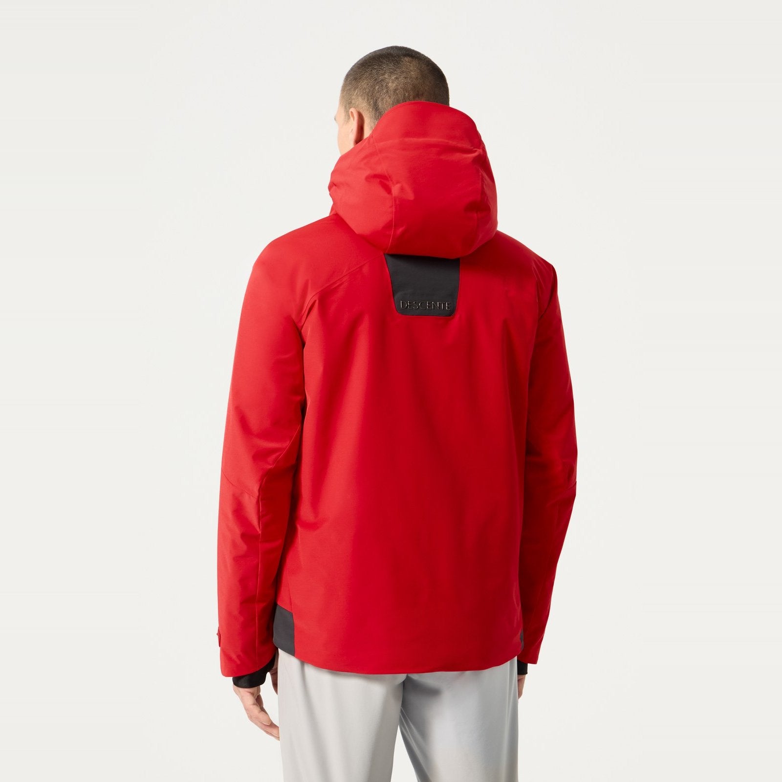 Mens Insulated Ski Jacket Electric Red - Image 2
