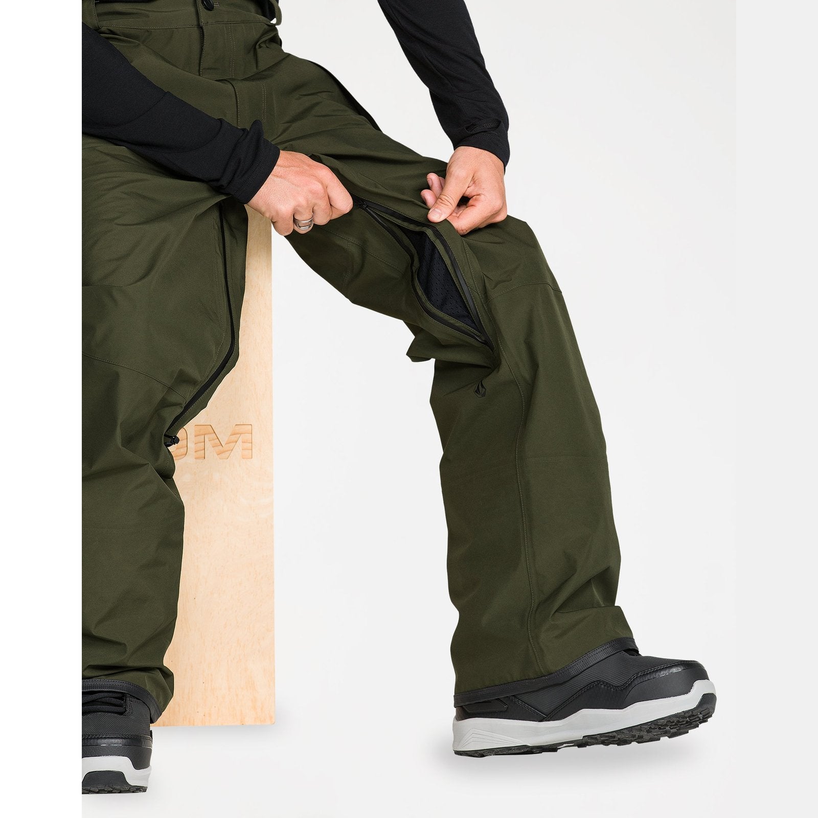 Mens Test Gore-Tex Pants Dark Green - Image 5