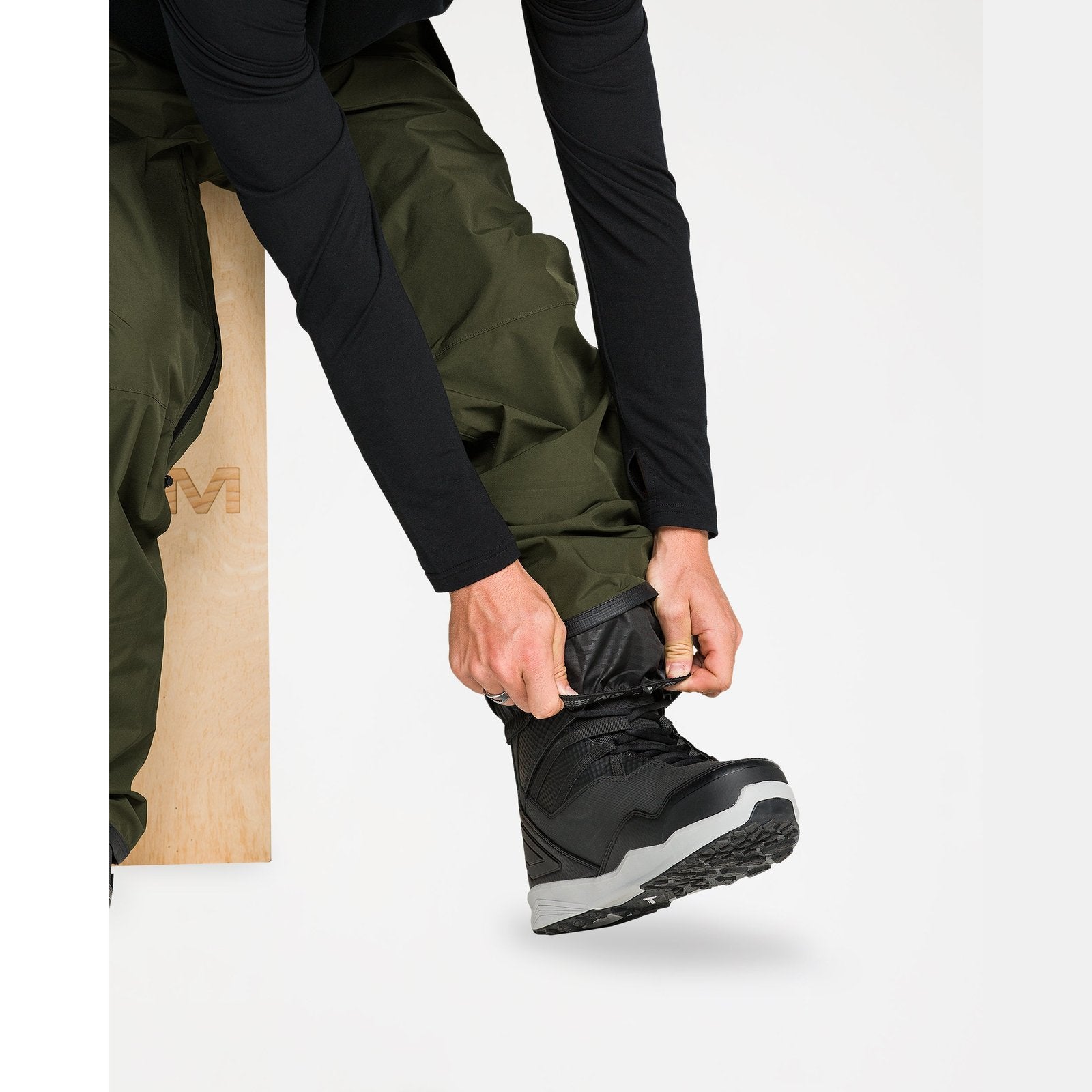 Mens Test Gore-Tex Pants Dark Green - Image 6