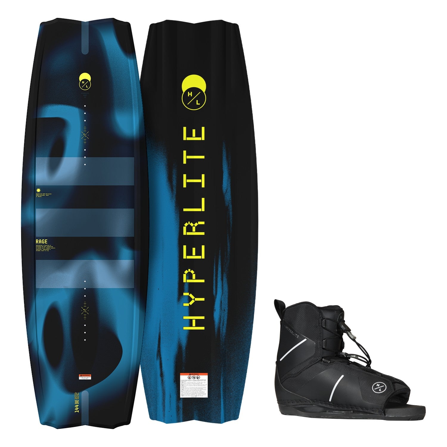 Rage Wakeboard w/ Remix Boot Package - Image 1
