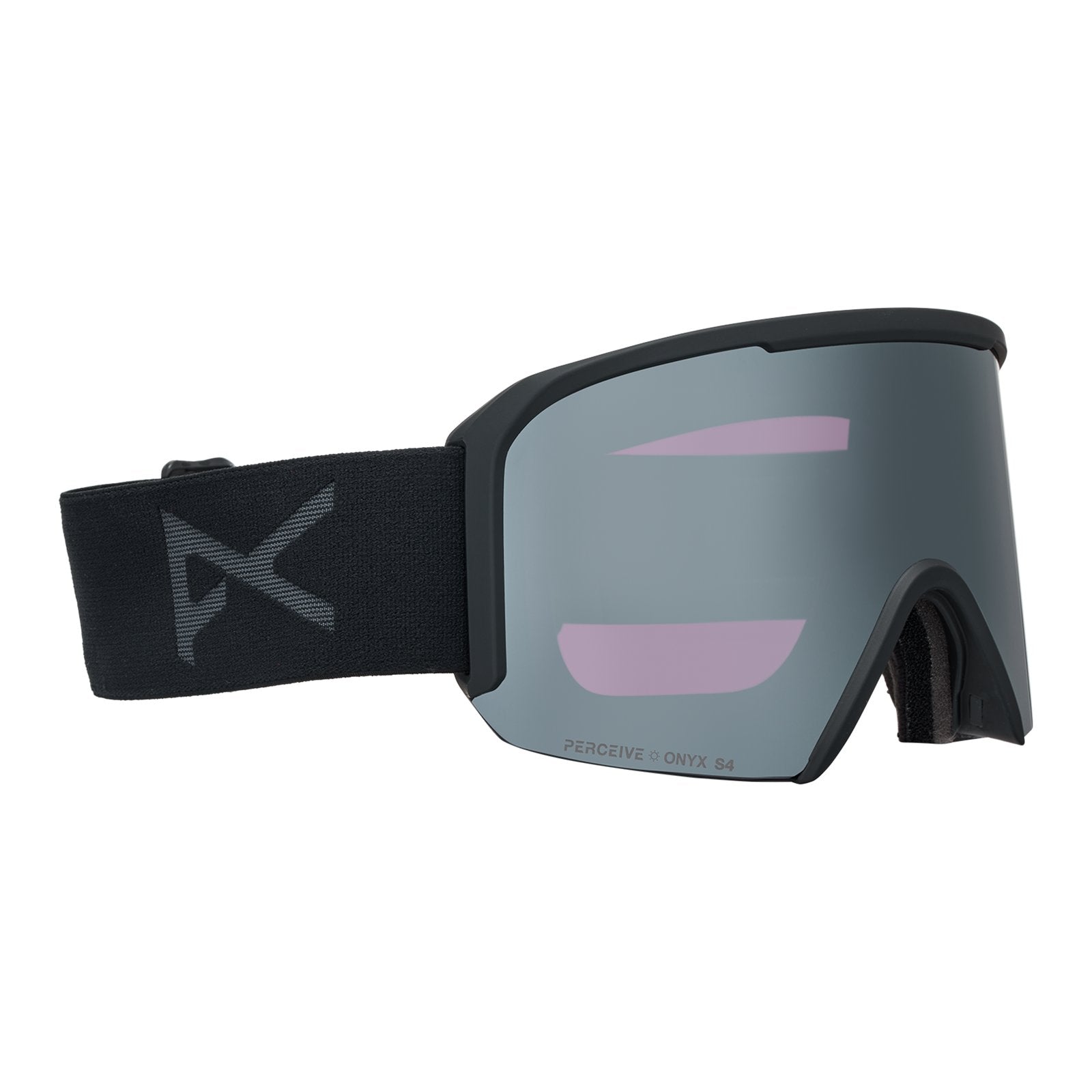 Nesa Low Bridge Fit Goggles + Bonus Lens + Mfi Face Mask Smoke - Perceive Sunny Onyx Lens (6% / S4) w/ Perceive Cloudy Burst Lens (59% / S1) - Image 3