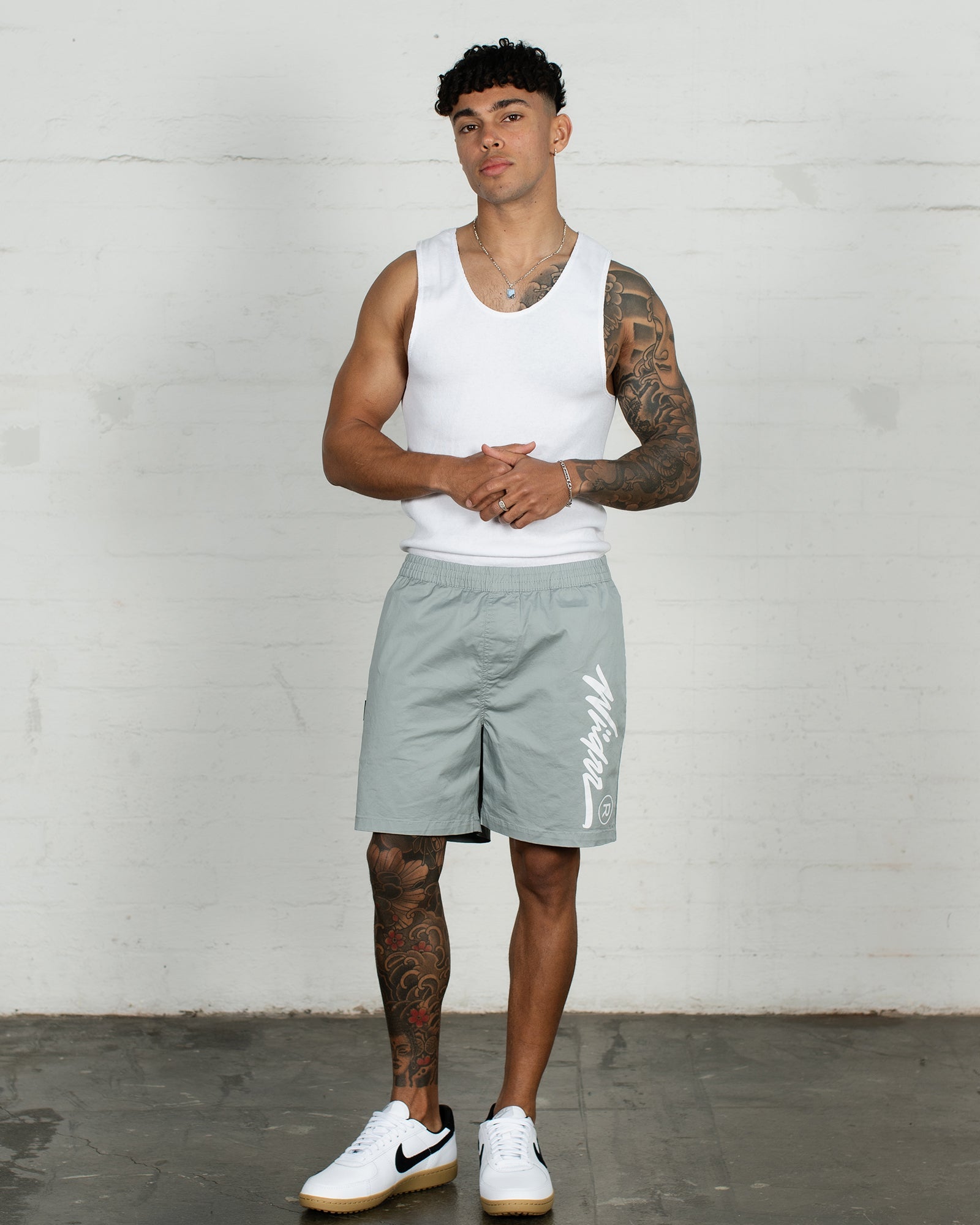 Offend Beach Short Cement Grey - Image 2