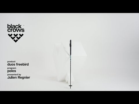 Black Crows Duos Freebird Adjustable Pole 2024 Black Yellow