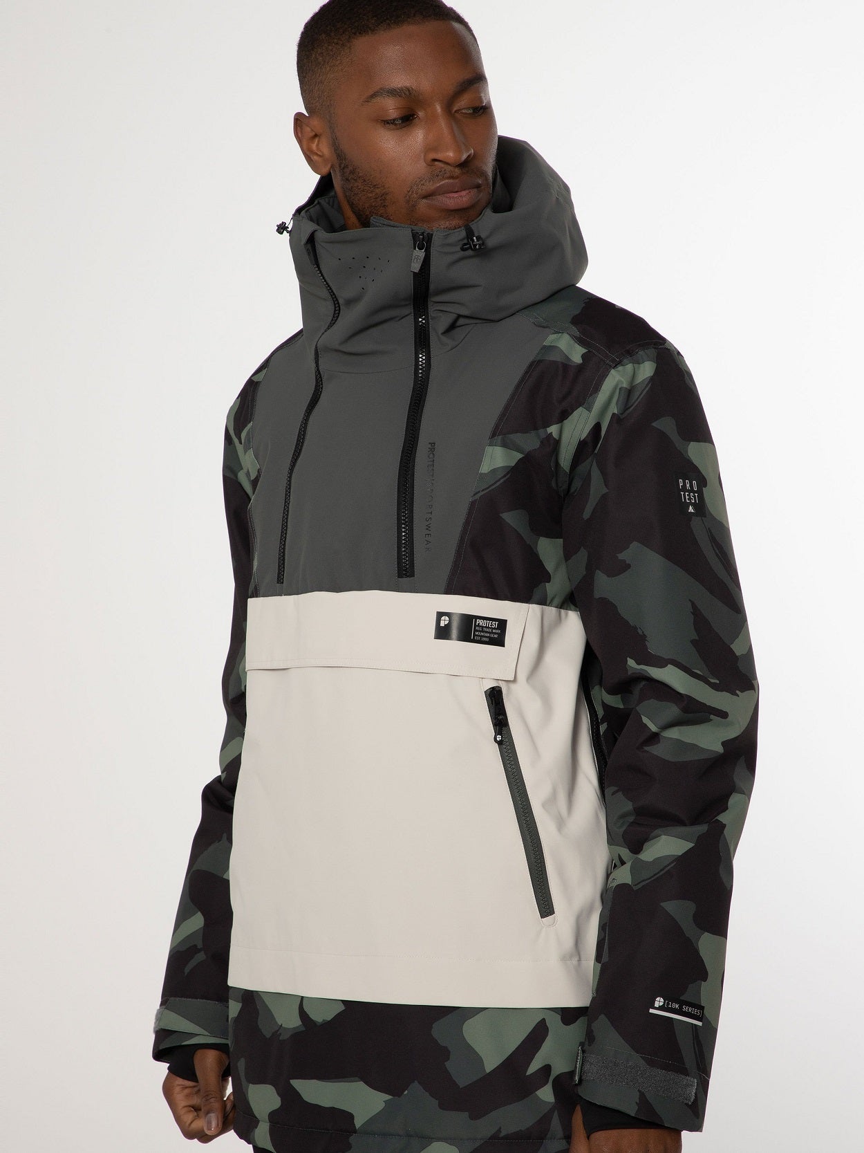 Protest Impulseby Anorak Jacket Hunter Green