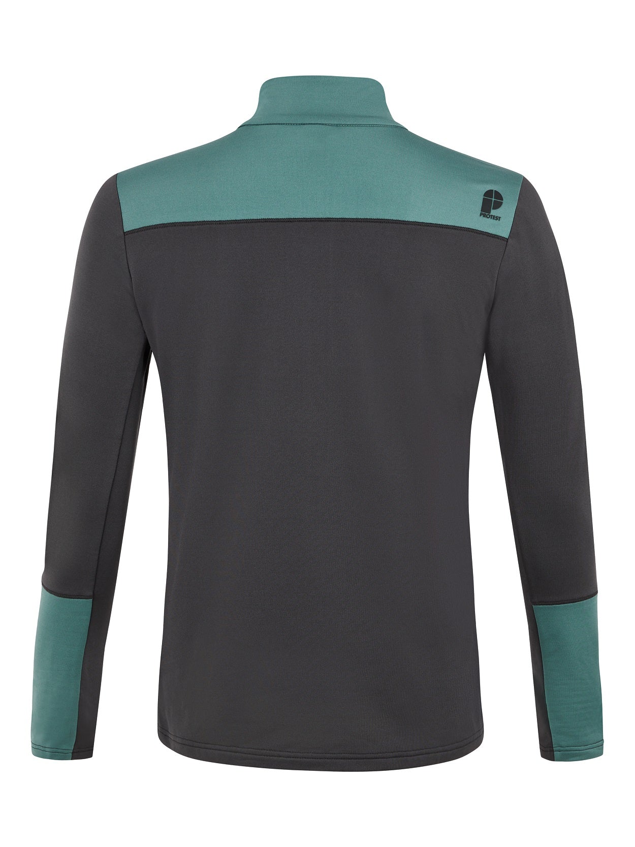Protest Sitano 1/4 Zip Skivvy Deep Grey