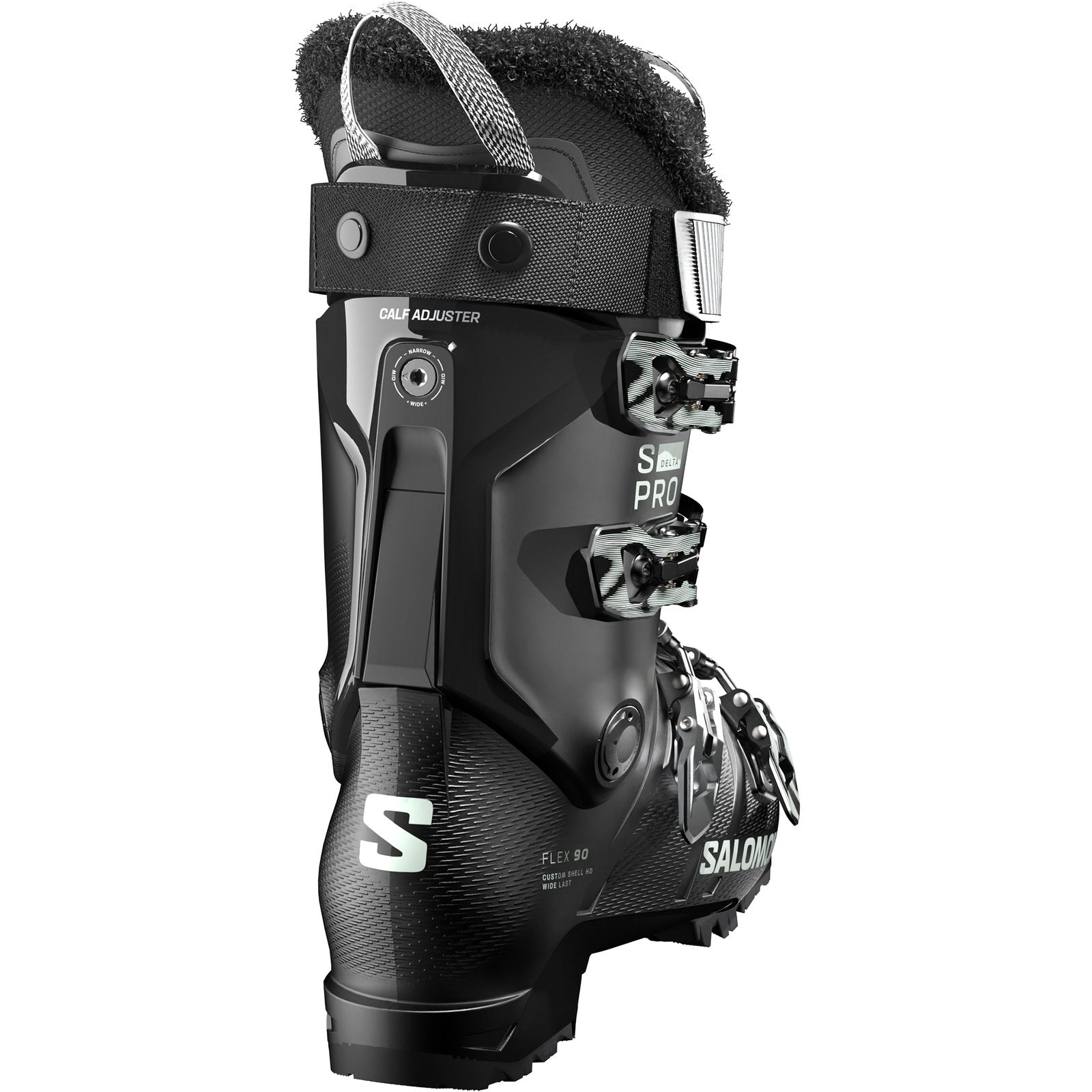 S/Pro Delta 90 W Black / Black / Clearly Aqua - Image 1