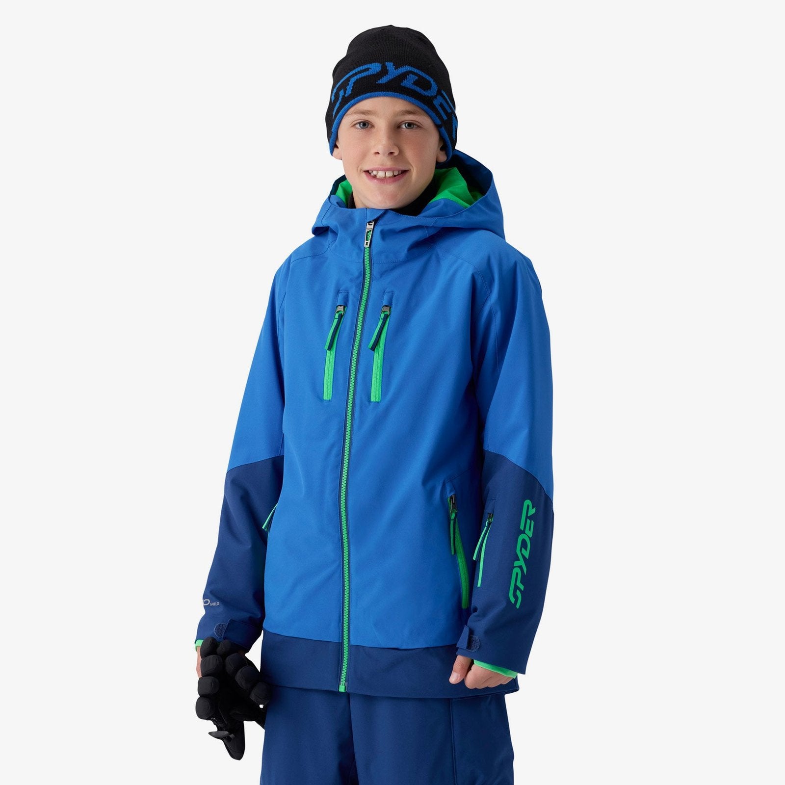 Boys Davos Jacket Bold Blue - Image 1