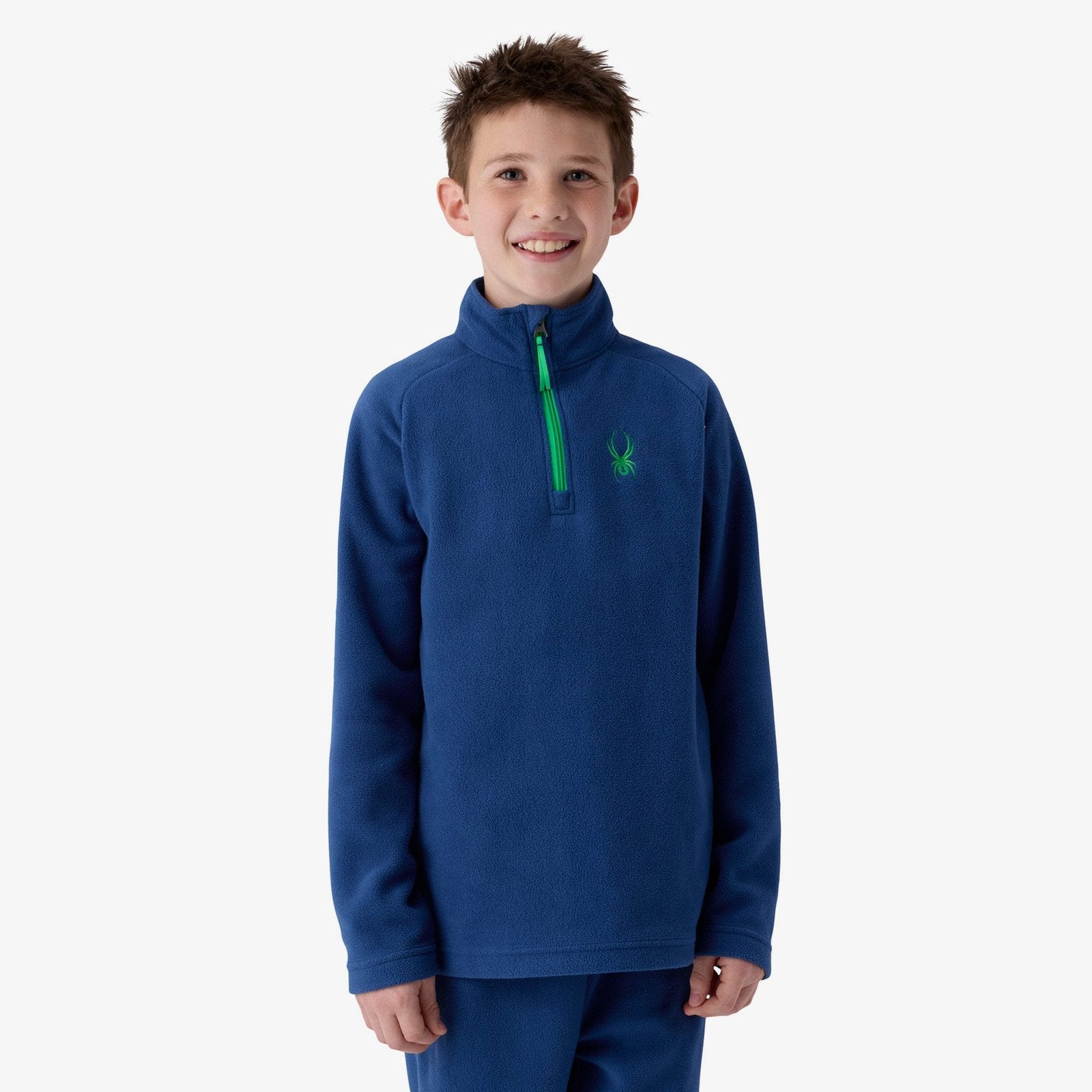 Kids Speed Fleece 1/2 Zip Indigo - Image 1