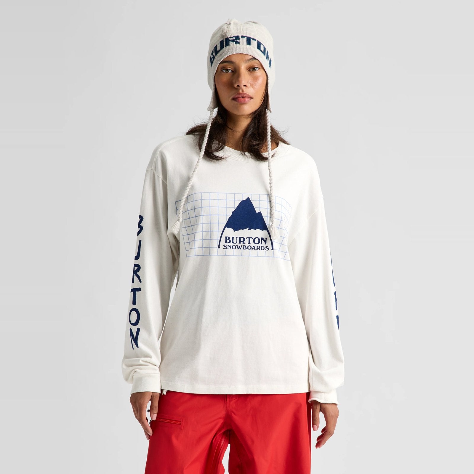50Th 83 Squared Long Sleeve T-Shirt Stout White - Image 2