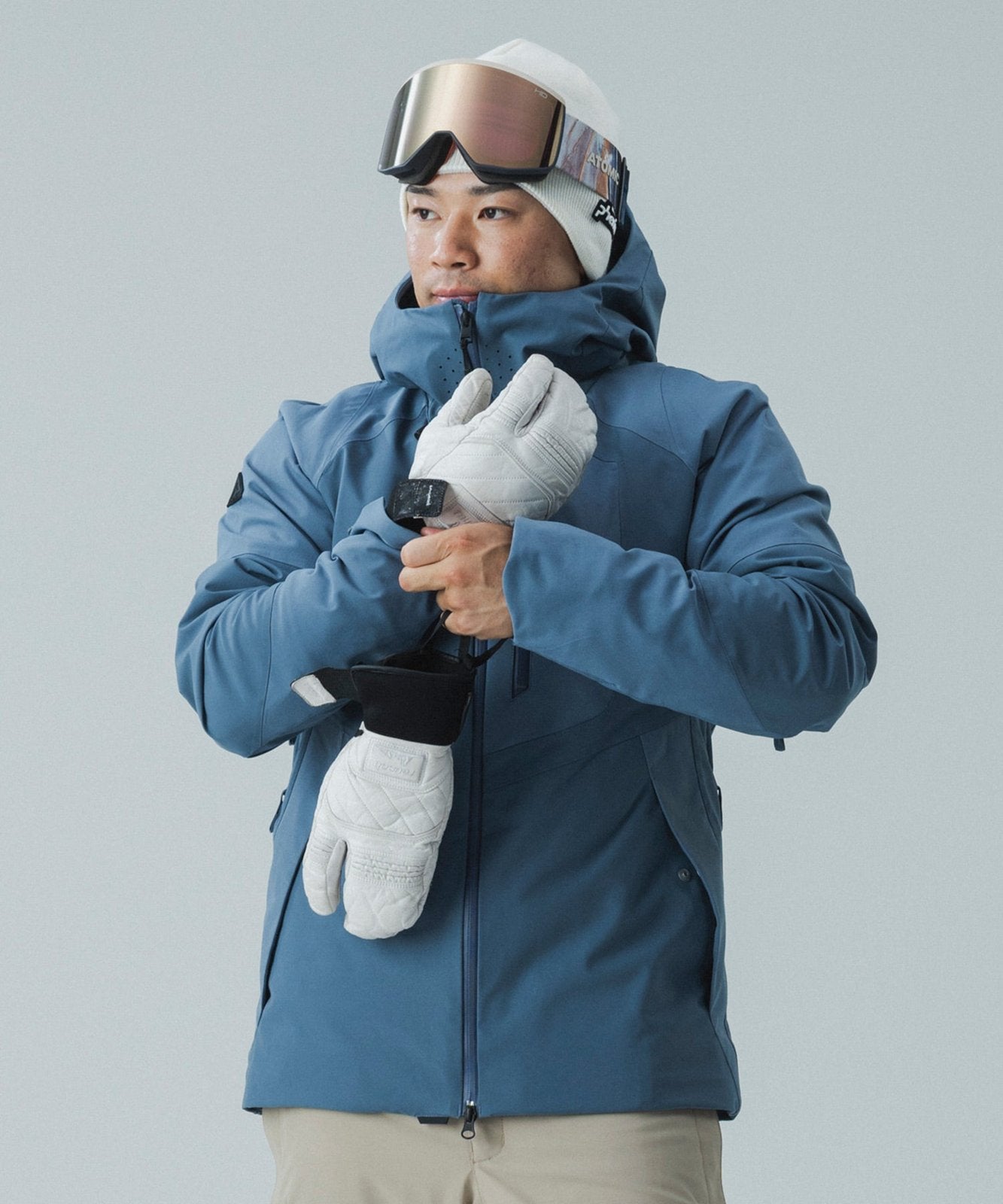 Mens Masters Jacket Gray Blue - Image 10