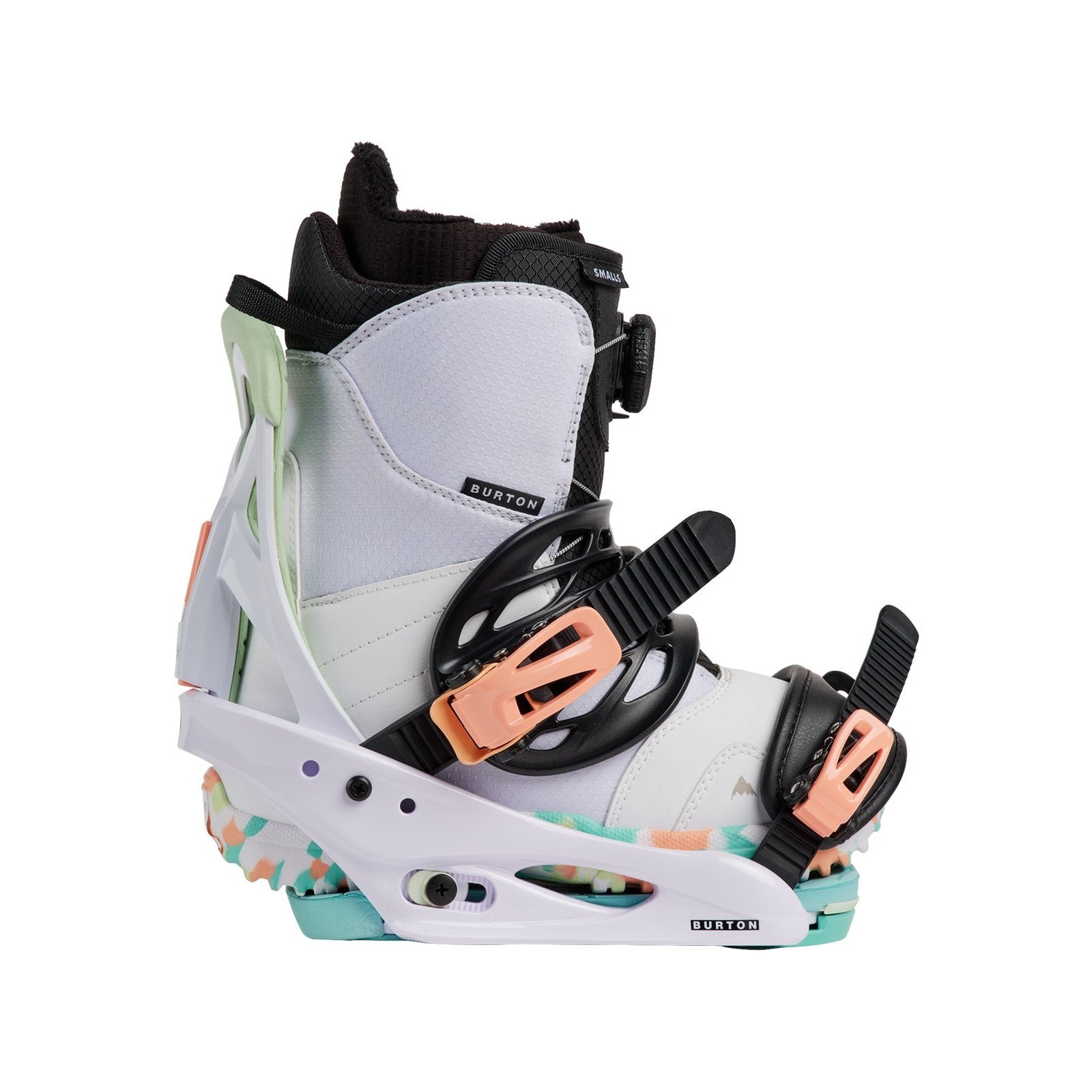Kids Smalls Re:Flex Snowboard Bindings White / Multi - Image 11