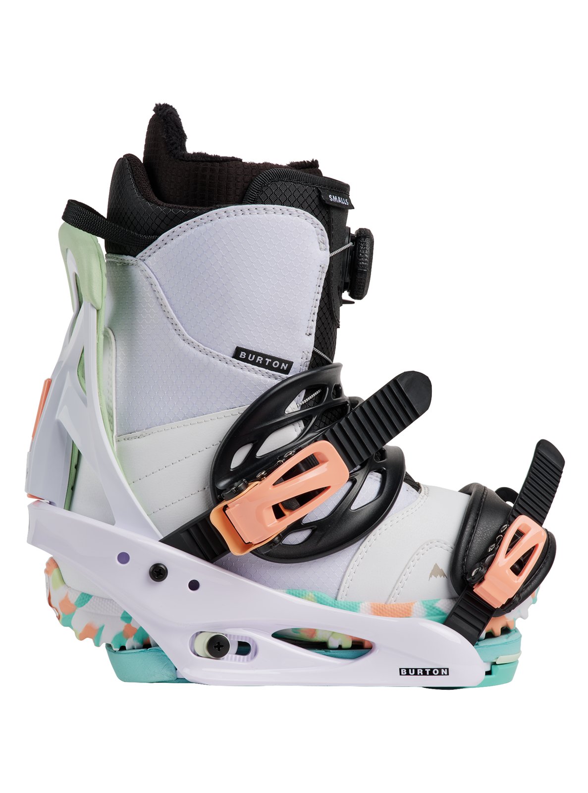 Kids Smalls Re:Flex Snowboard Bindings White / Multi - Image 11