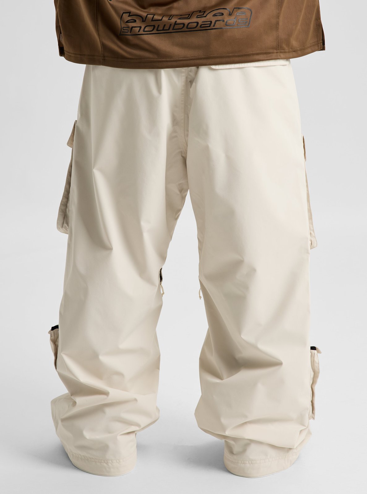 Mens 2L Baggy Cargo Pants Lunar Sand - Image 11