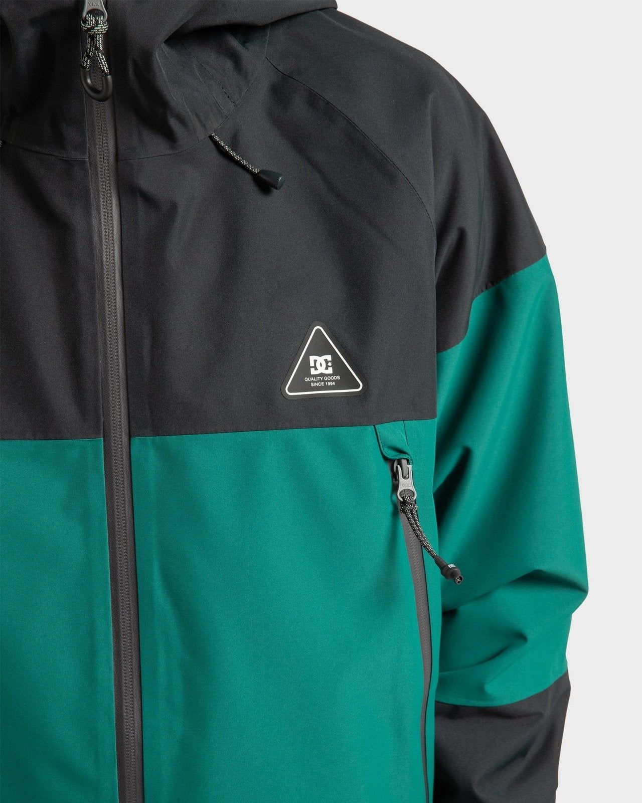 Mens Intel 30K Snow Jacket Black / Deep Teal - Image 11