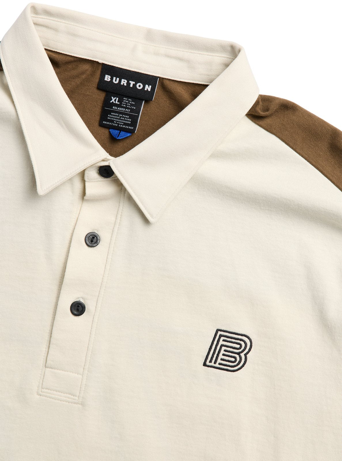 Mens Rugby Shirt Lunar Sand/Earth Ship Brown - Image 11