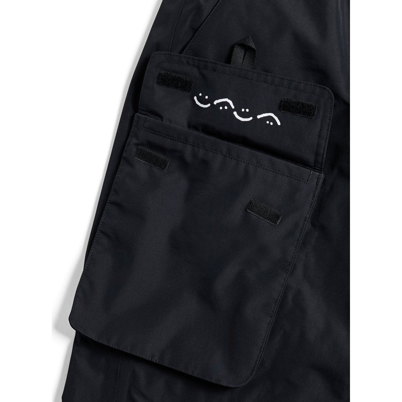 Mens 2L Baggy Cargo Pants True Black - Image 12