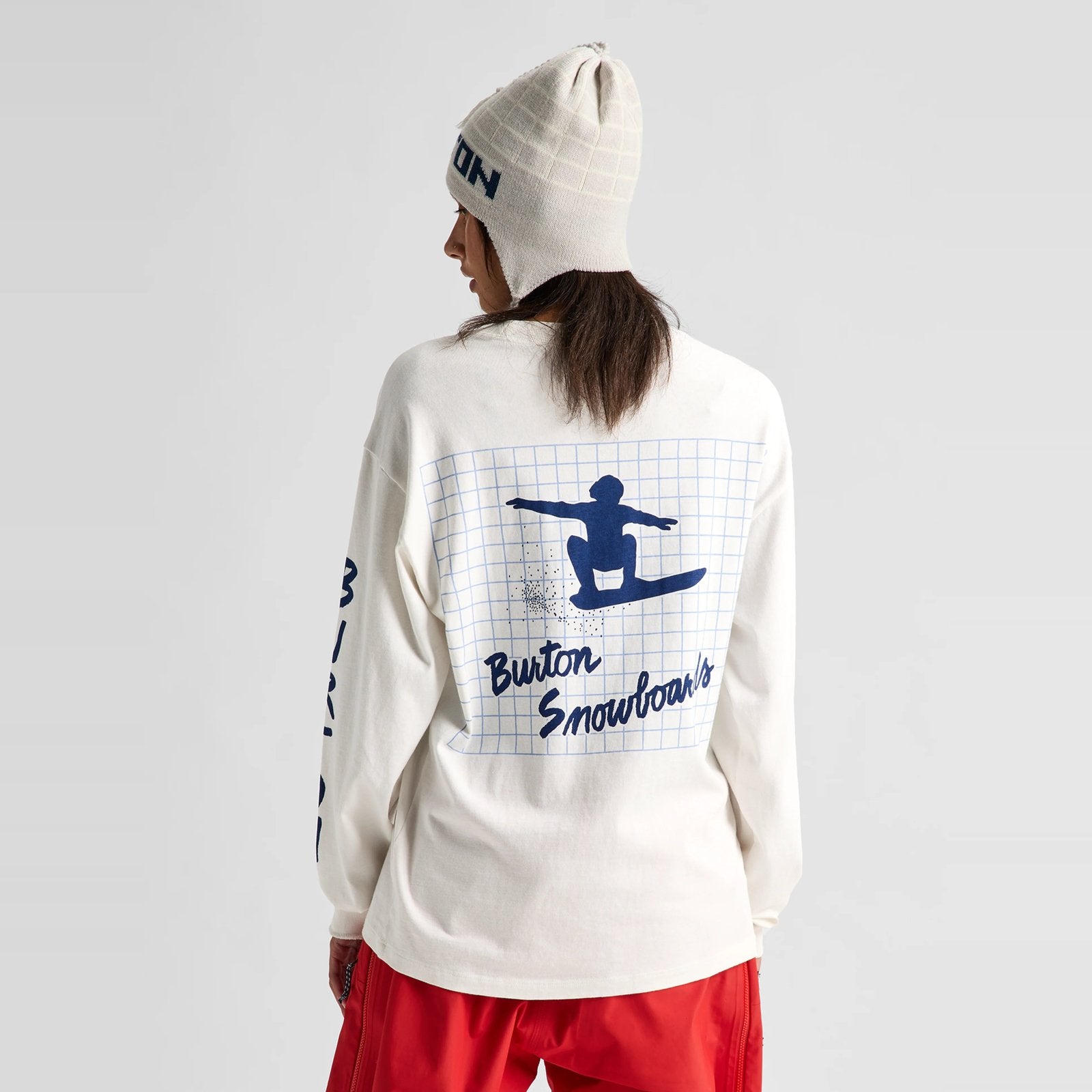 50Th 83 Squared Long Sleeve T-Shirt Stout White - Image 4