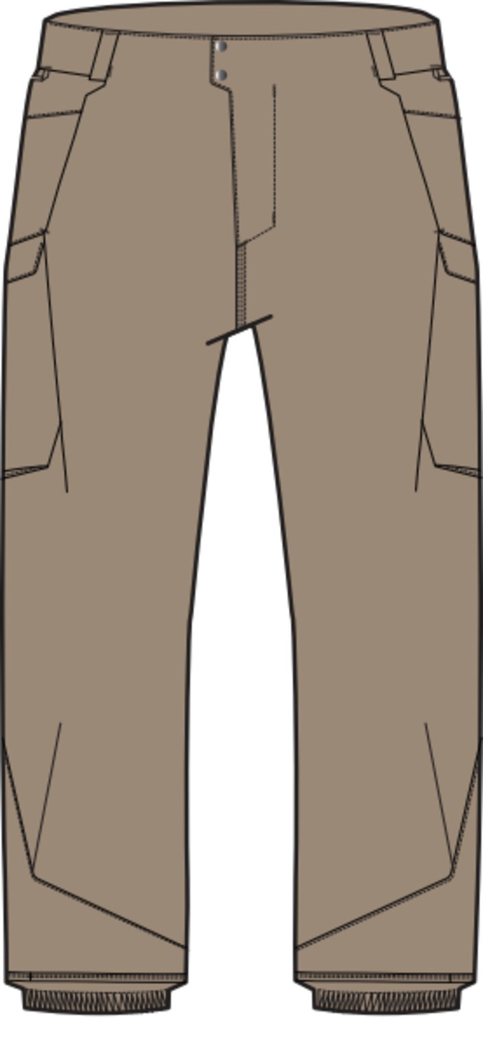 Mens Reserve 2L Tall Pants Summit Taupe - Image 13
