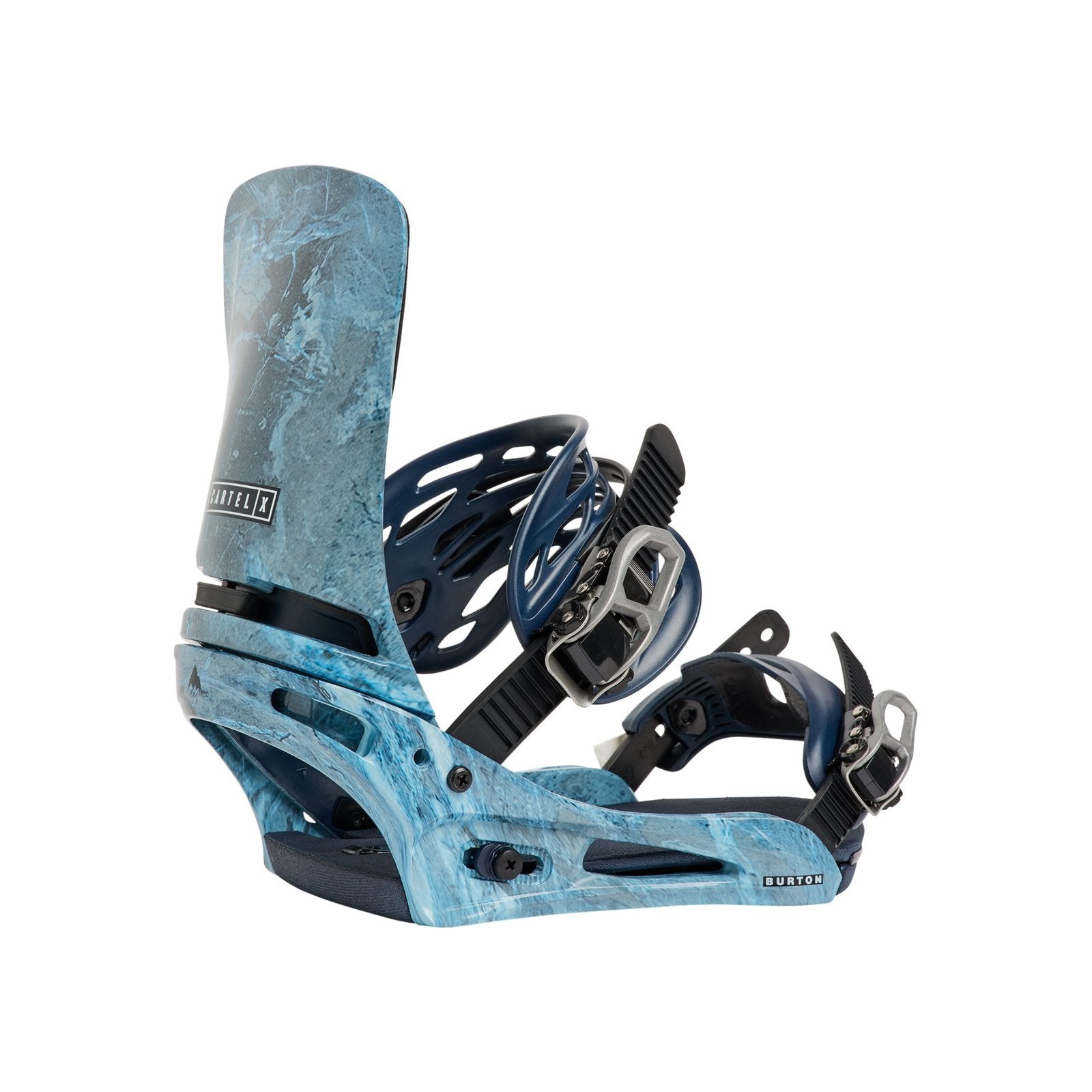 Mens Cartel X Re:Flex Snowboard Bindings Marbled Stone - Image 13