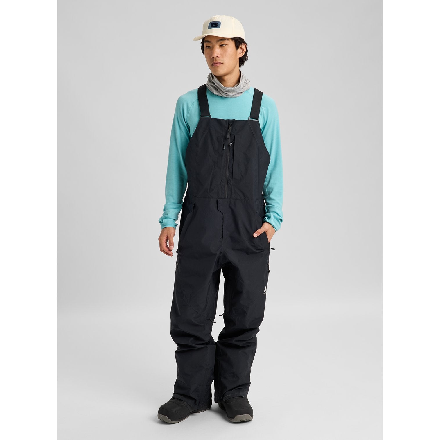 Mens Reserve Gore-Tex 2L Bib Pants True Black - Image 13