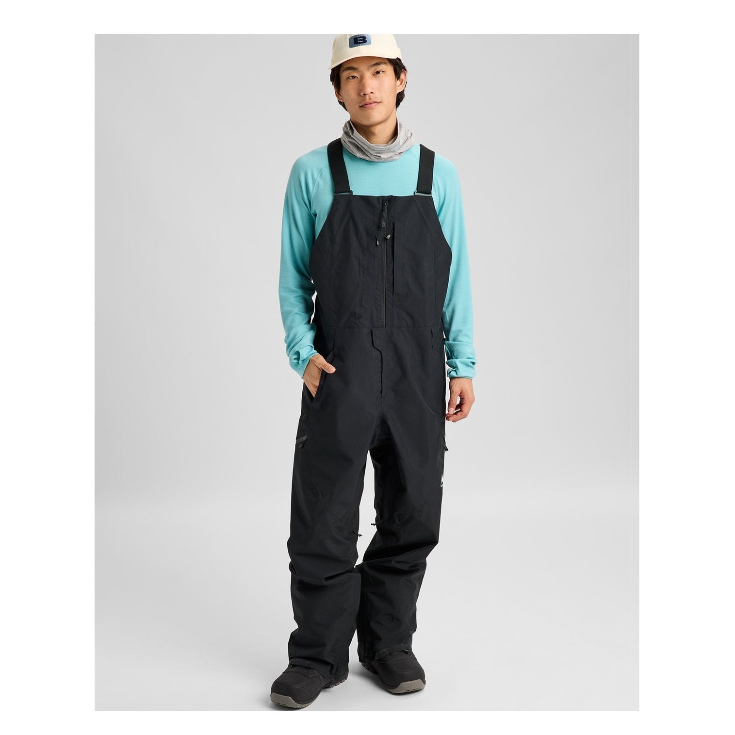 Mens Reserve Gore-Tex 2L Bib Pants True Black - Image 14
