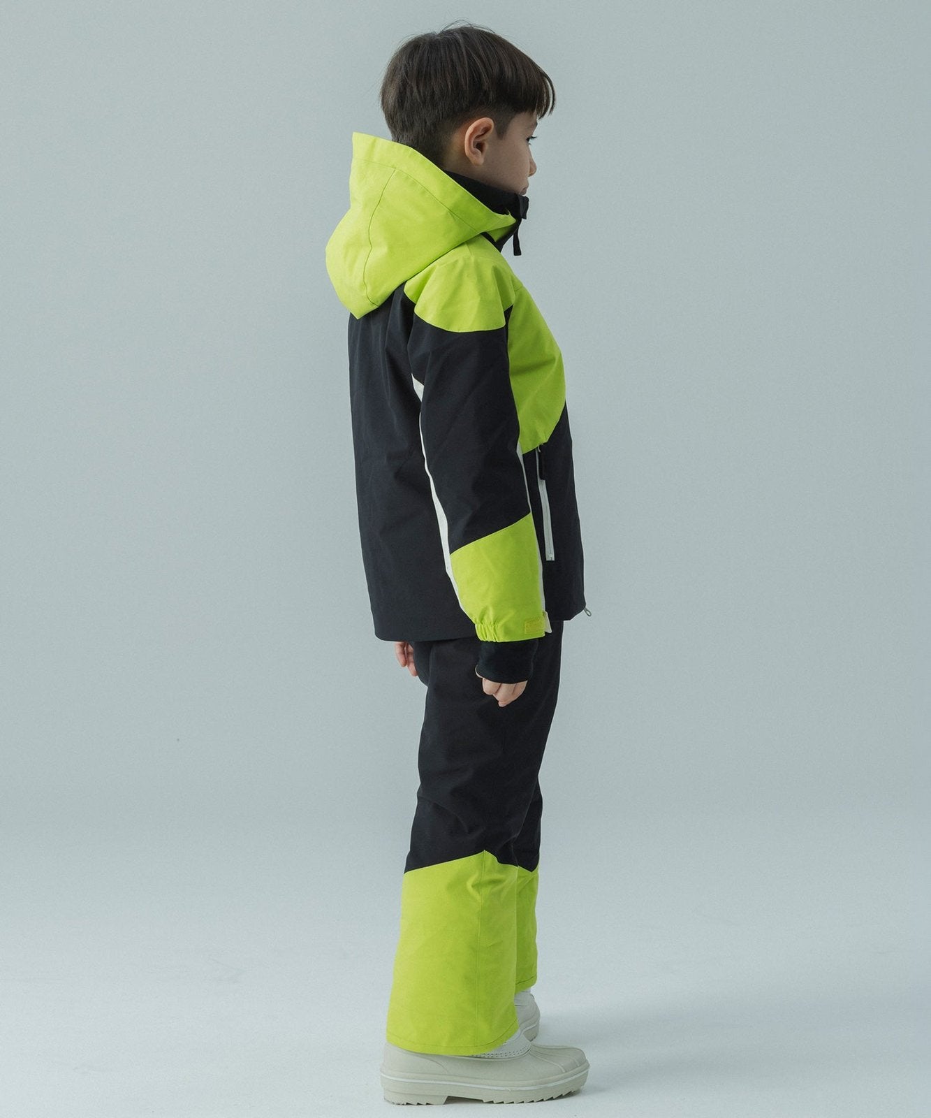 Kids Snow Rush Jr Two-Piece Yellow / Green - Image 15