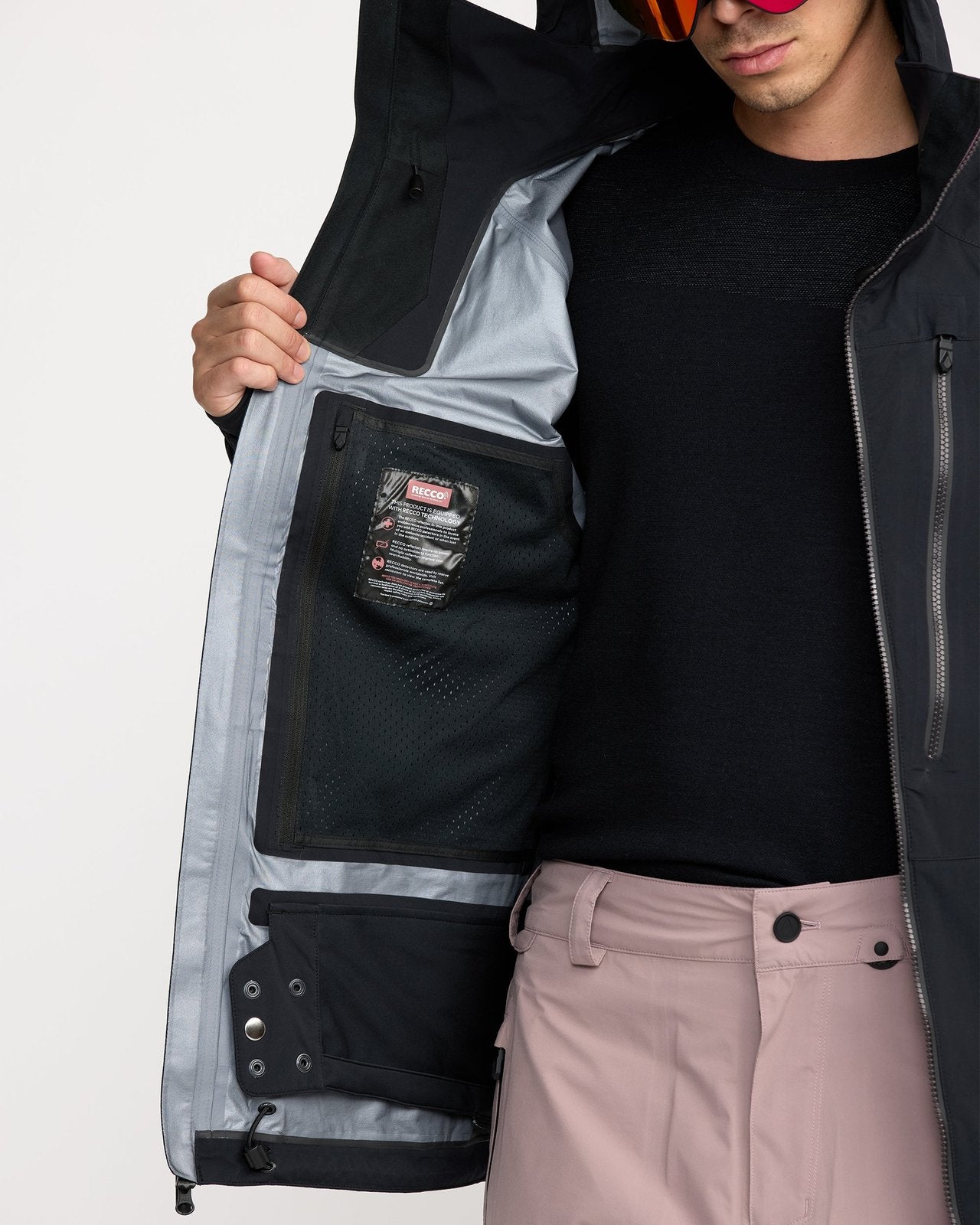 Mens Guch Stretch Gore Jacket Black - Image 15