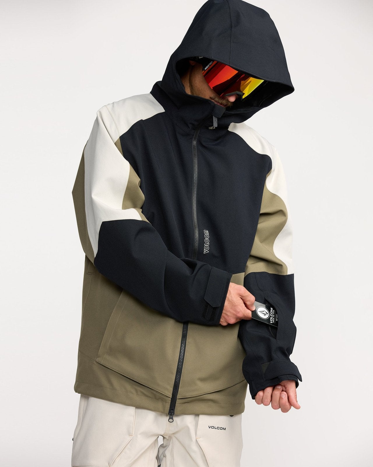 Mens Brighton Full Zip Jacket Military - Image 16