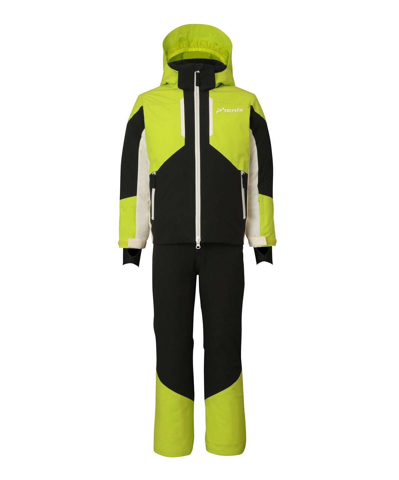 Kids Snow Rush Jr Two-Piece Yellow / Green - Image 19
