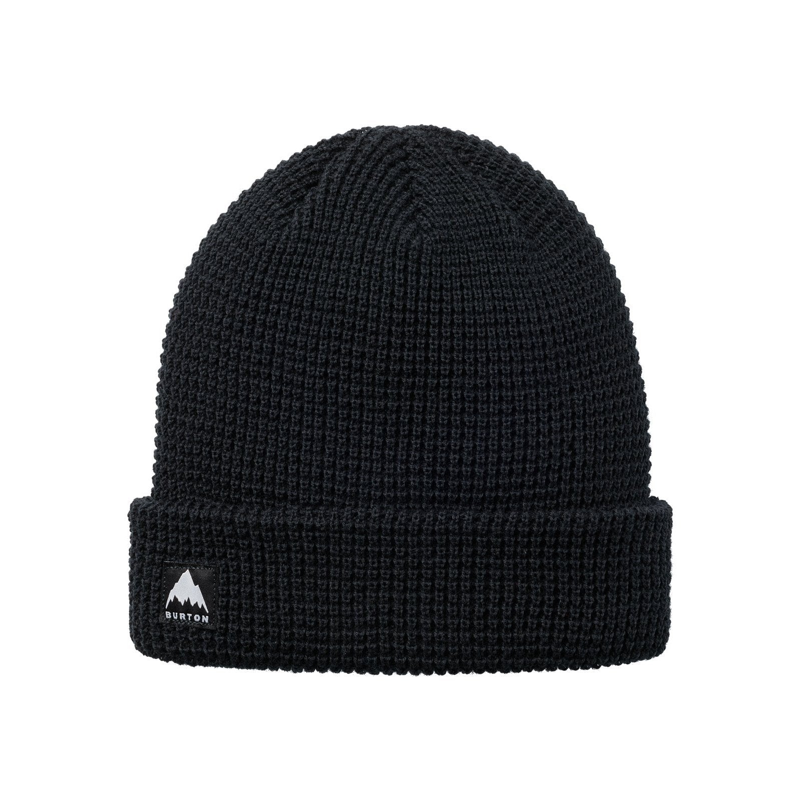Recycled Waffle Beanie True Black - Image 1
