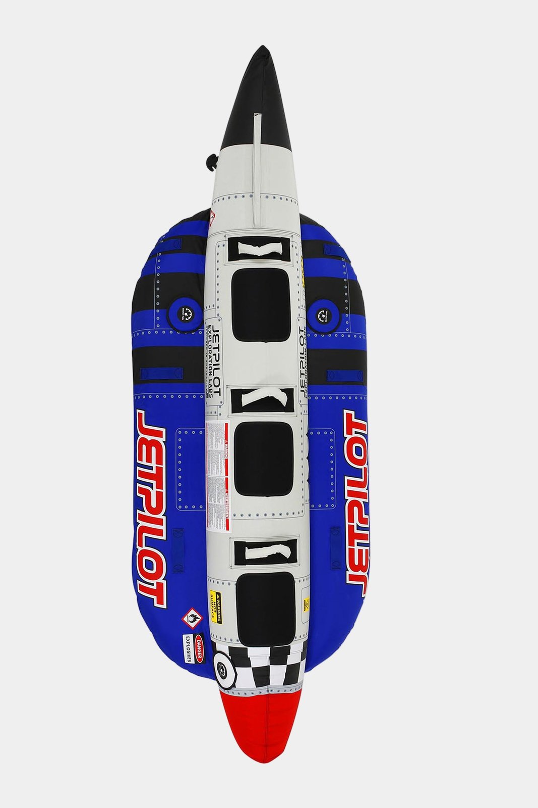 Blast Off 3 Person Ski Tube Silver - Image 1