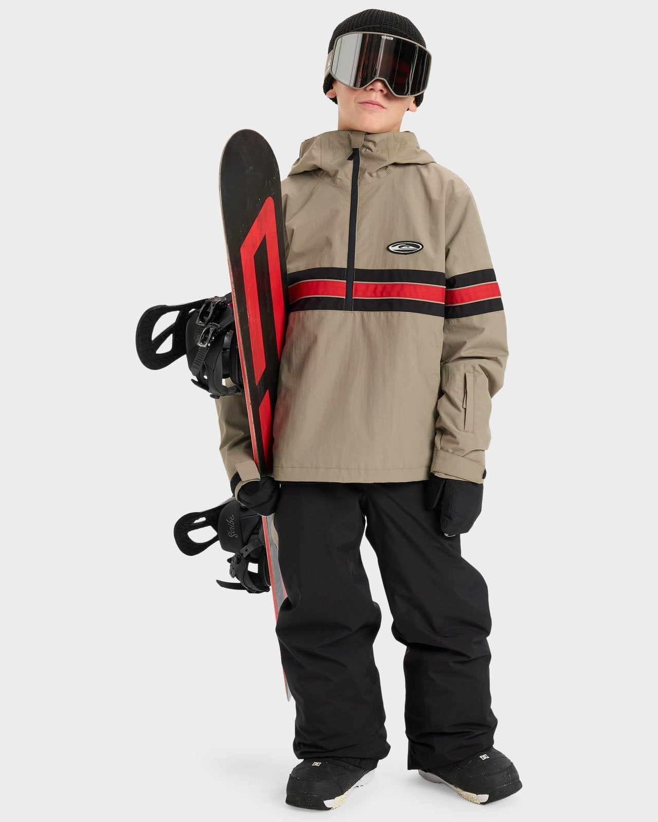 Boys 8-16 Snow Down Snow Pants True Black - Image 1