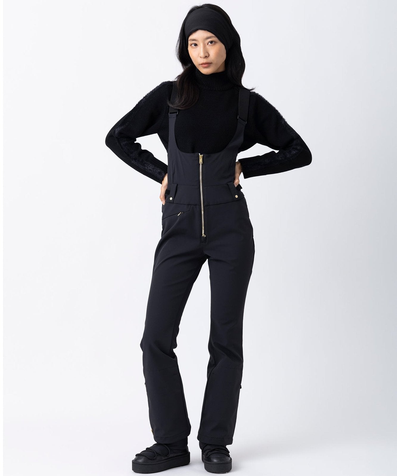 Womens Femjet Bib Pants Black - Image 1