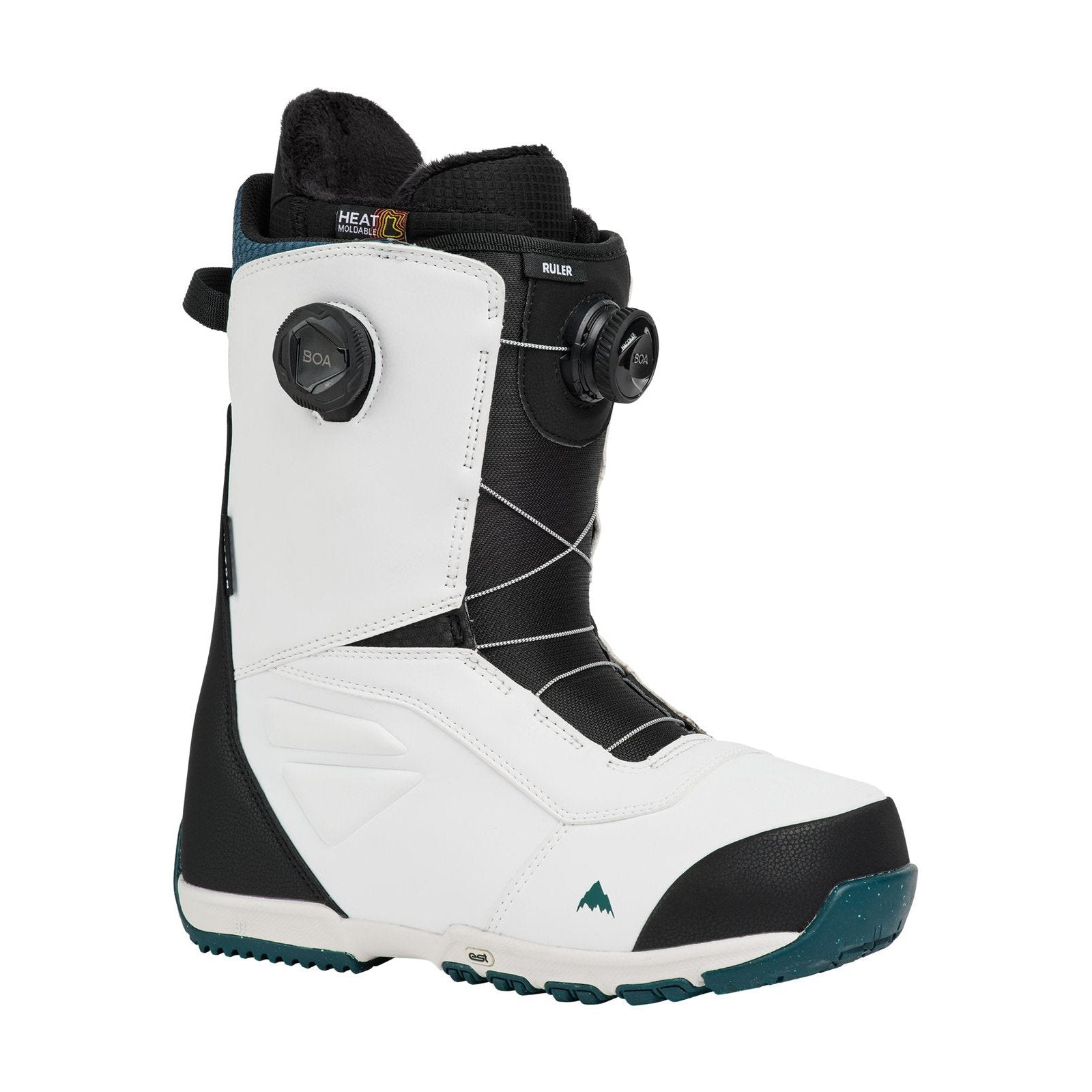 Mens Ruler BOA Snowboard Boots White - Image 1